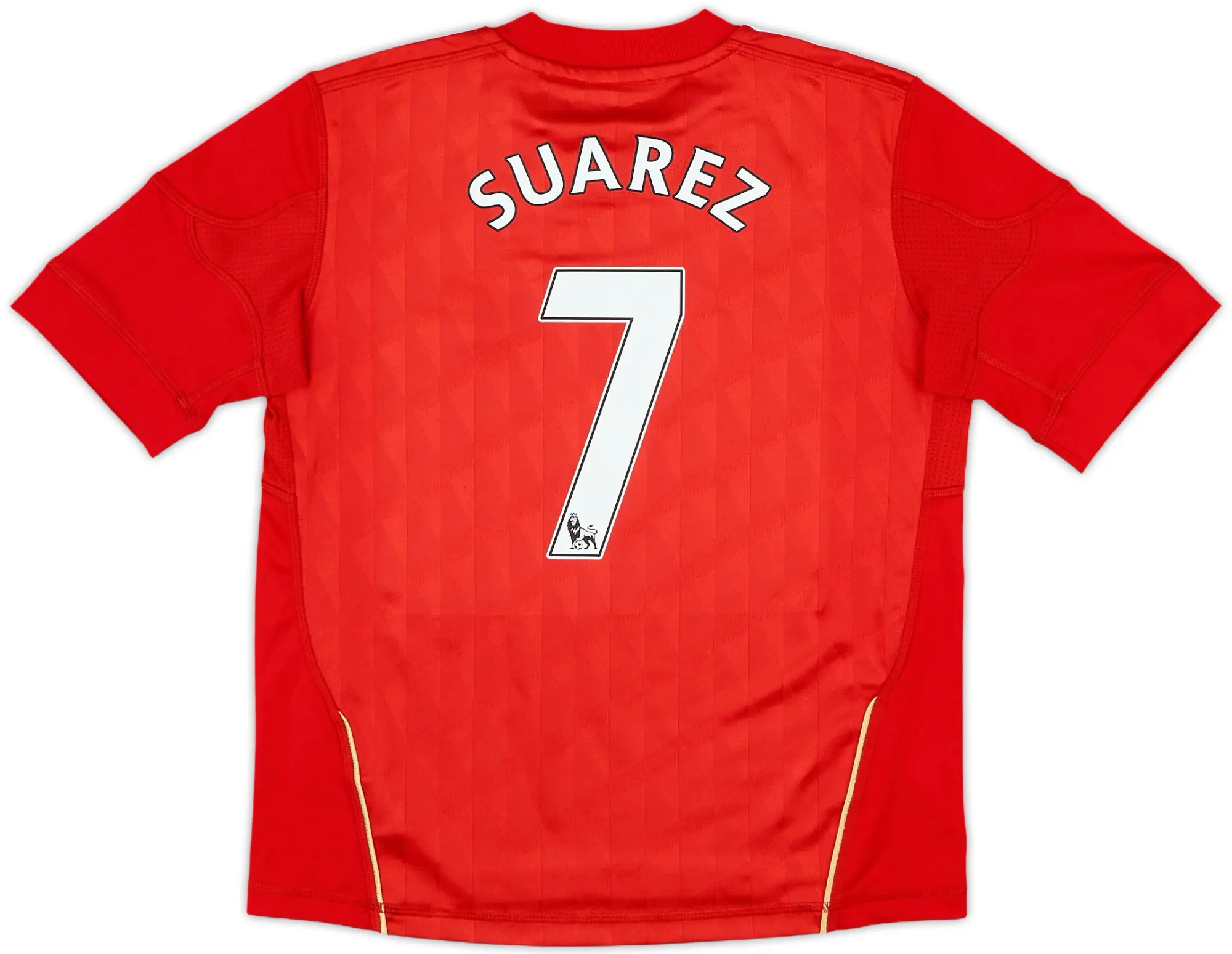 2010-12 Liverpool Home Shirt Suarez #7 - 9/10 - (7-8 Years)
