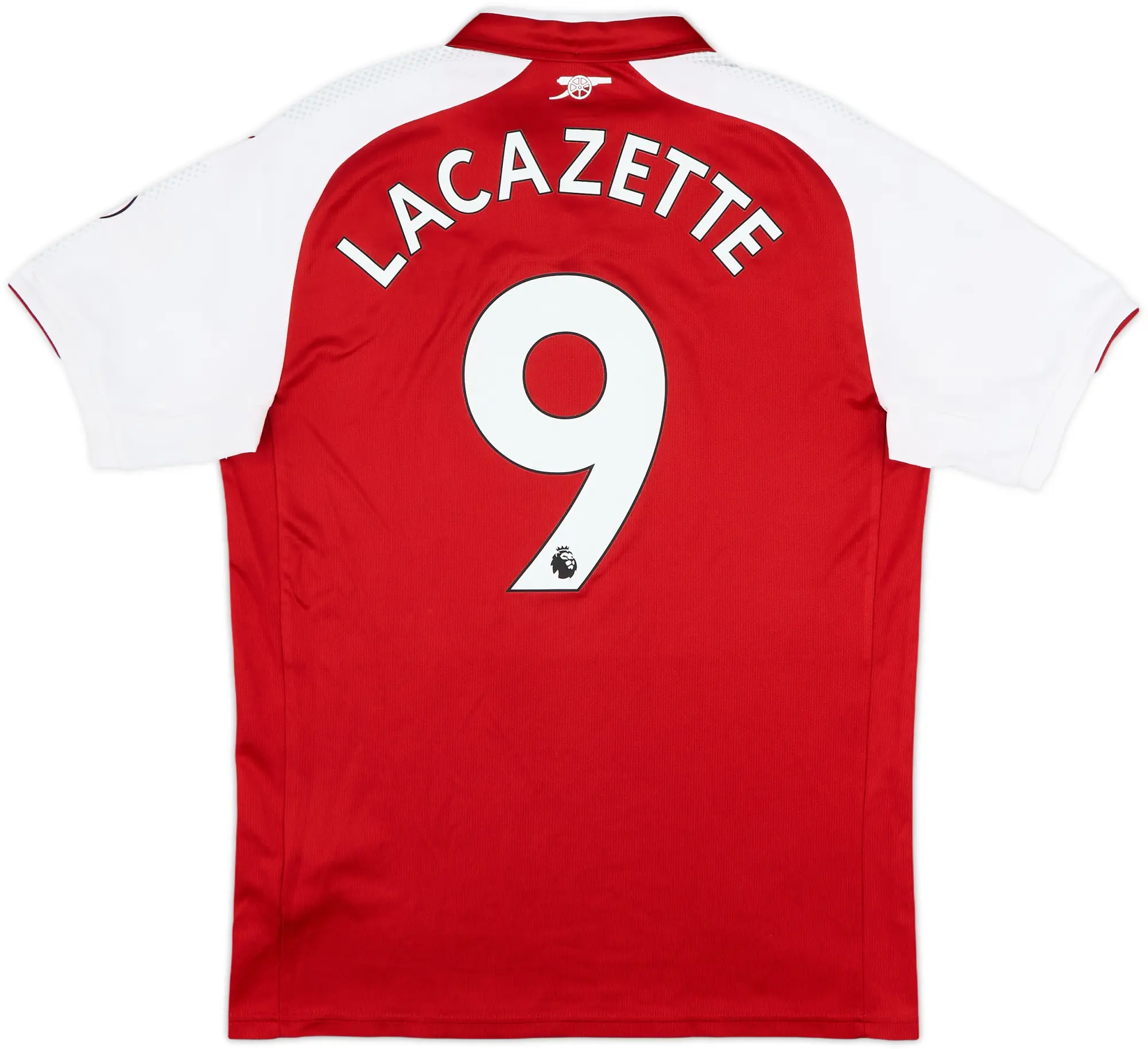 2017-18 Arsenal Home Shirt Lacazette #9 - 10/10 - (M)