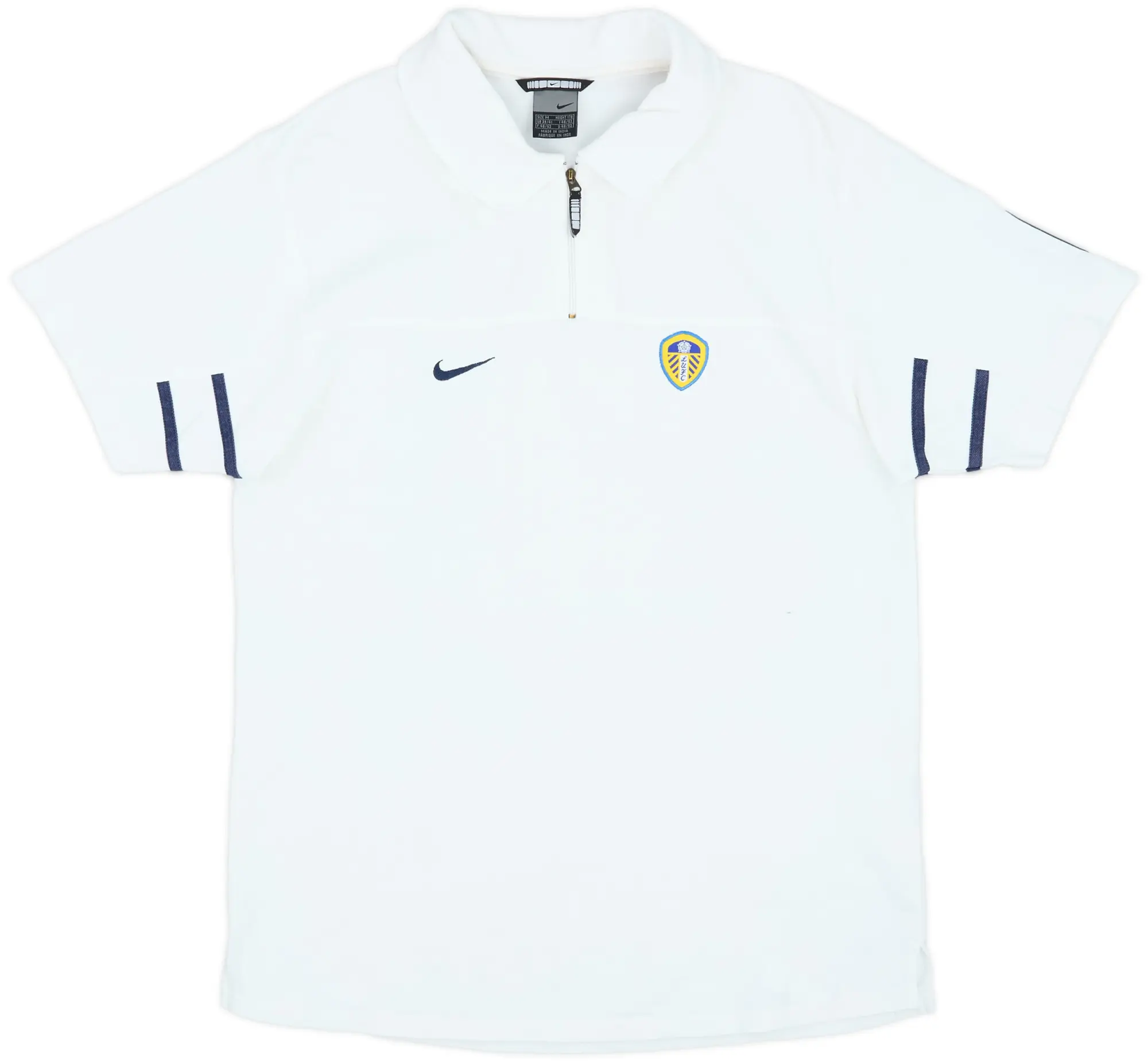 2003-04 Leeds Nike 1/4 Zip Polo Shirt - 9/10 - (M)