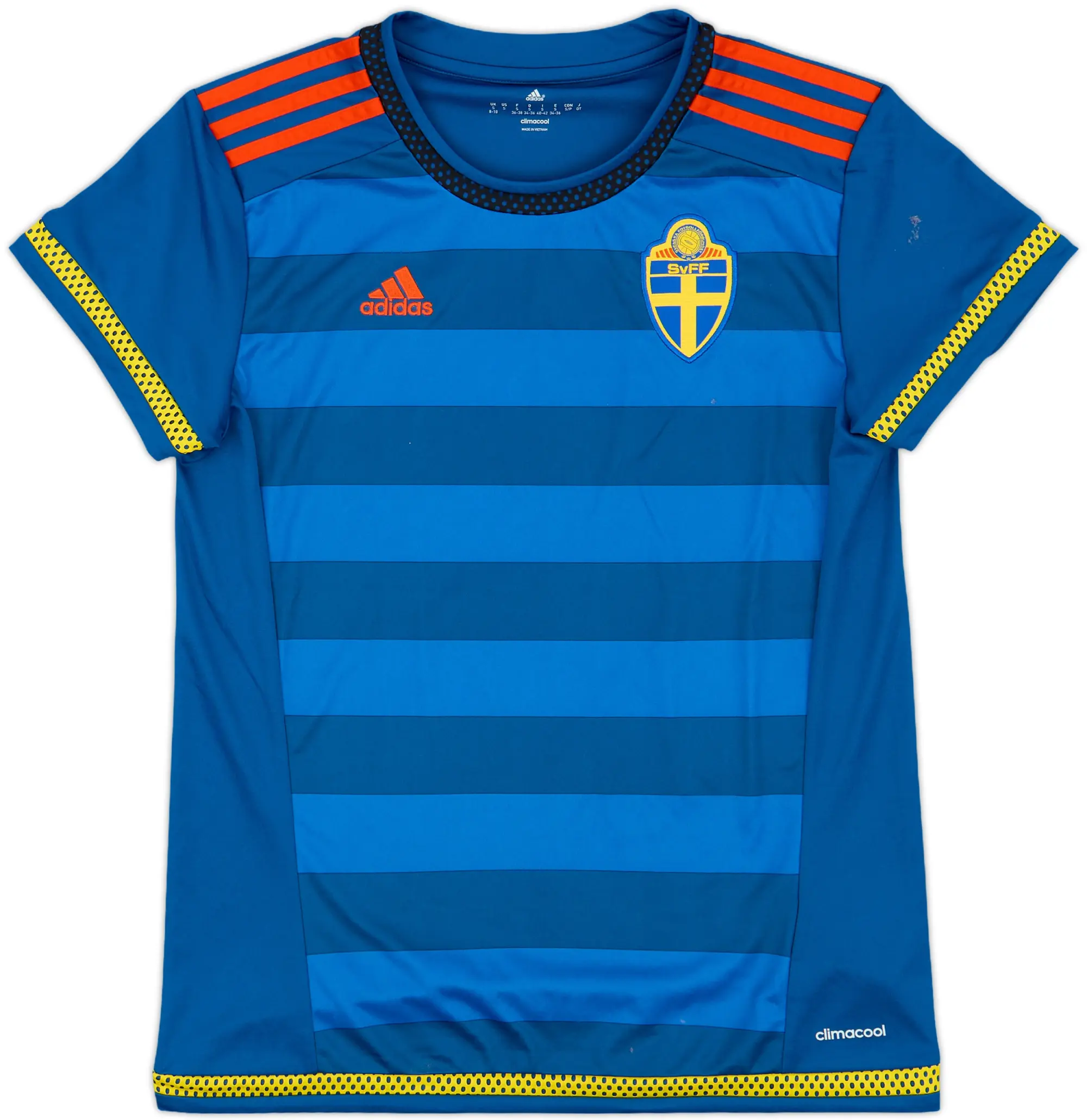2015 Sweden Away Shirt - 9/10 - (Women's S)