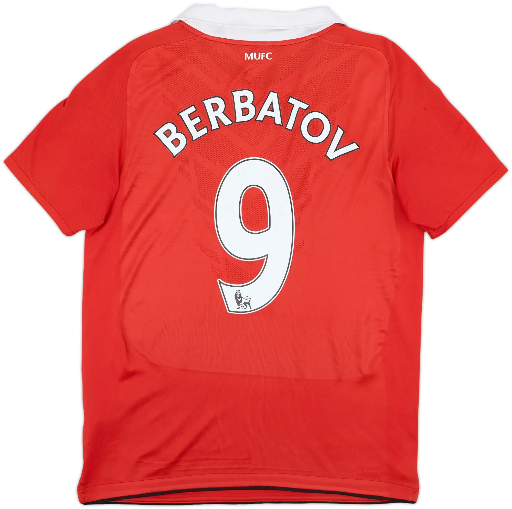 2010-11 Manchester United Home Shirt Berbatov #9 - 6/10 - (Women's L)