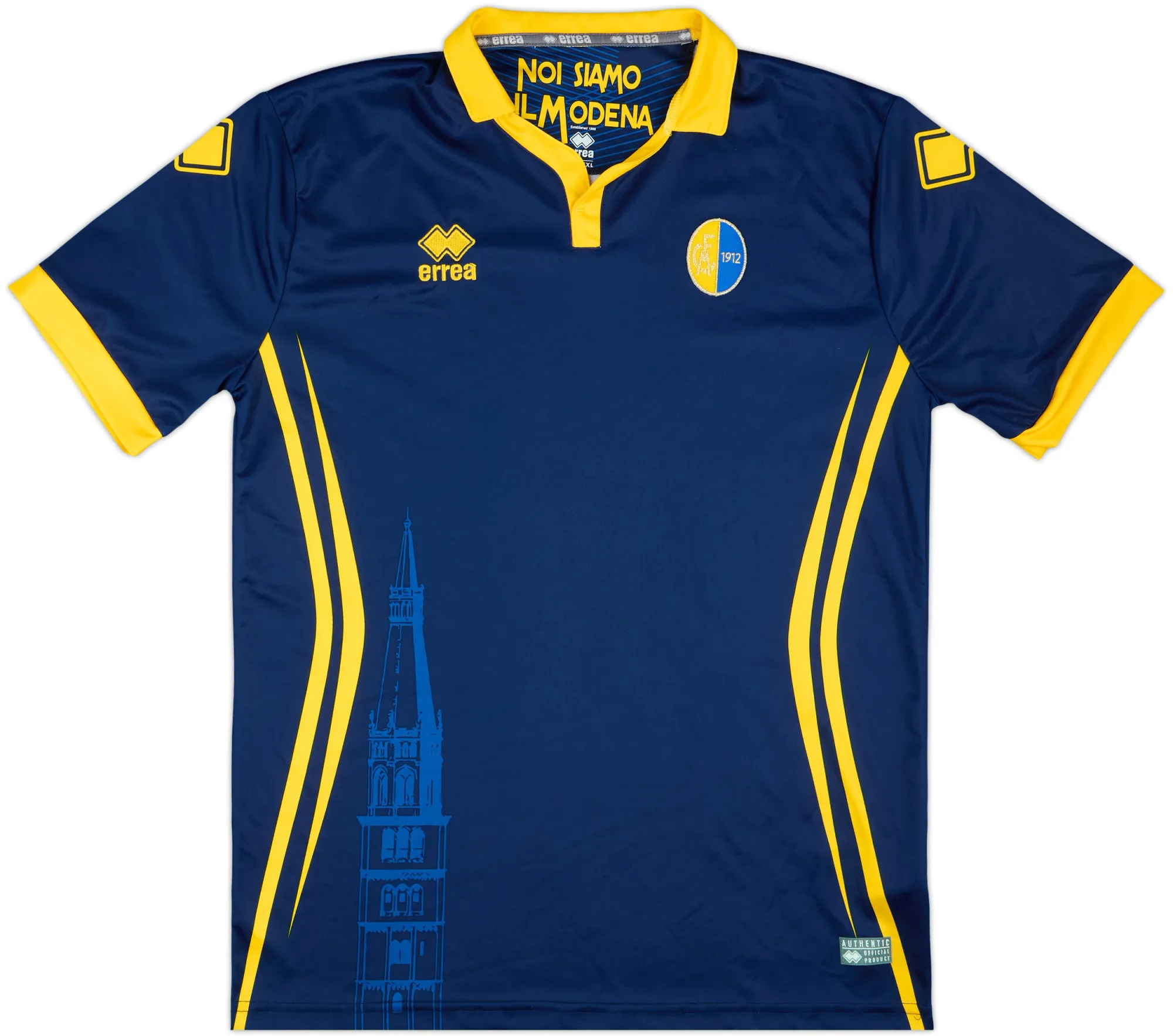 Errea Modena Mens SS Away Shirt 2015/16