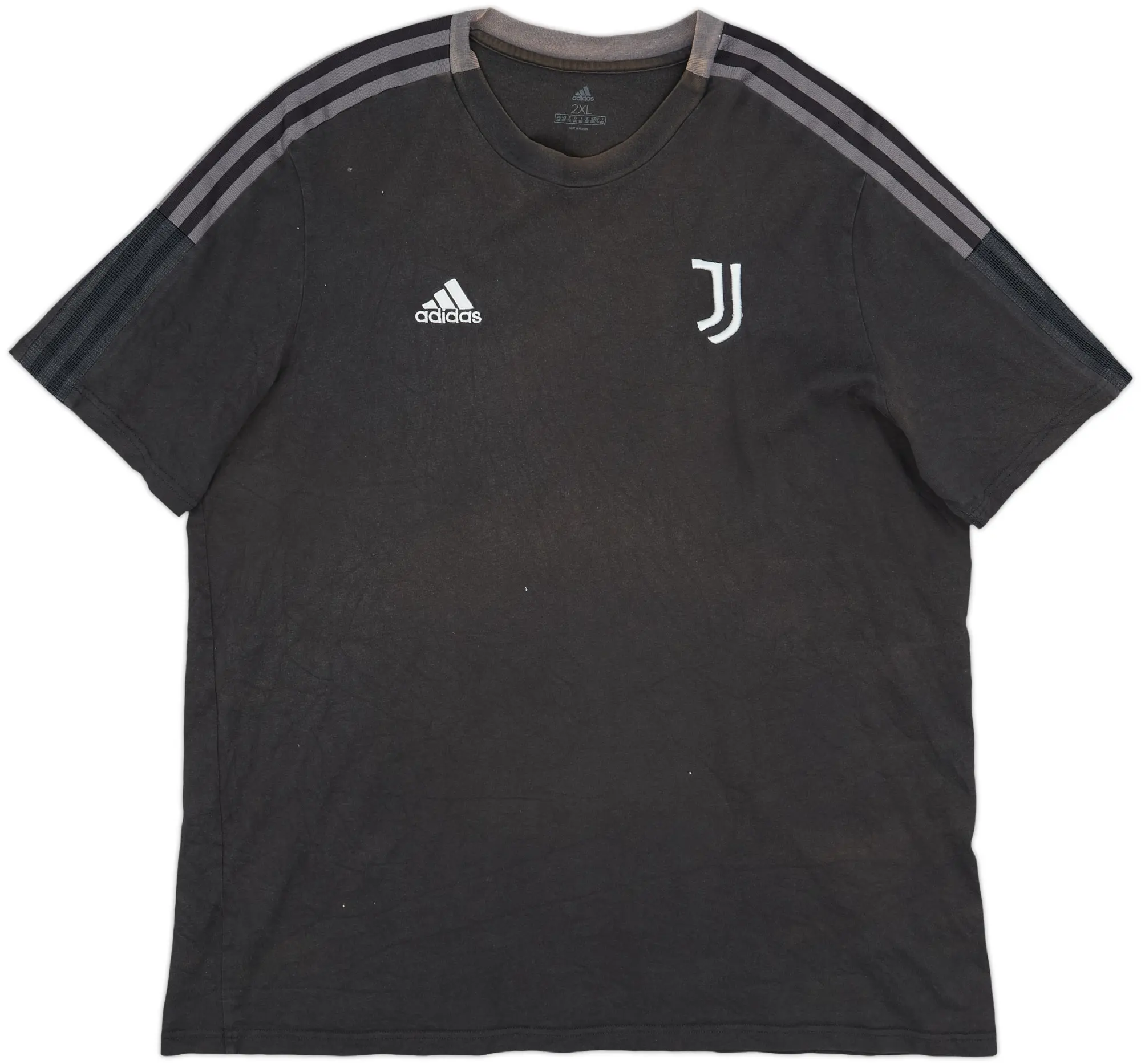 2021-22 Juventus adidas Cotton Tee - 8/10 - (XXL)