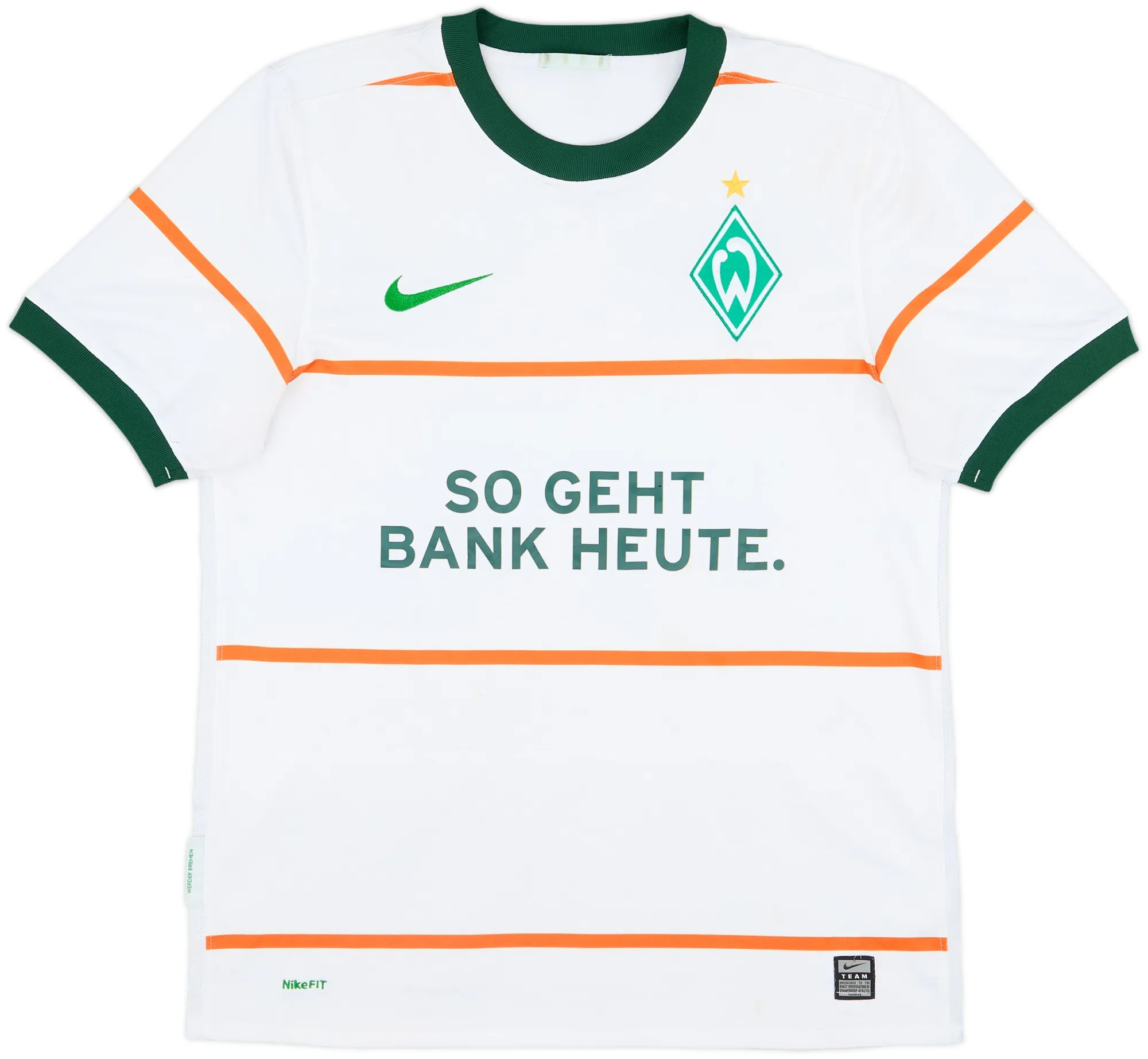 Nike Werder Bremen Mens SS Away Shirt 2009/10