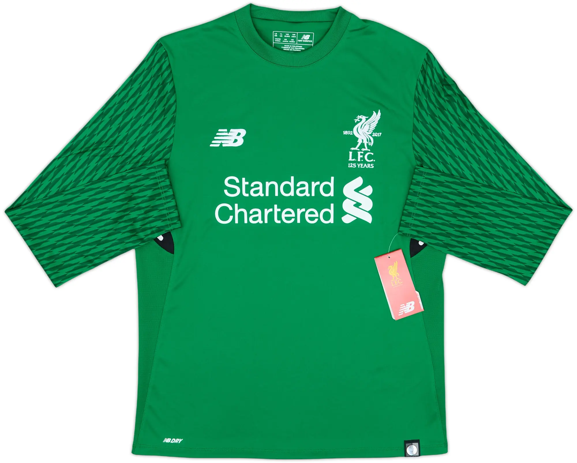 2017-18 Liverpool '125 Years' GK Shirt (L.Boys)