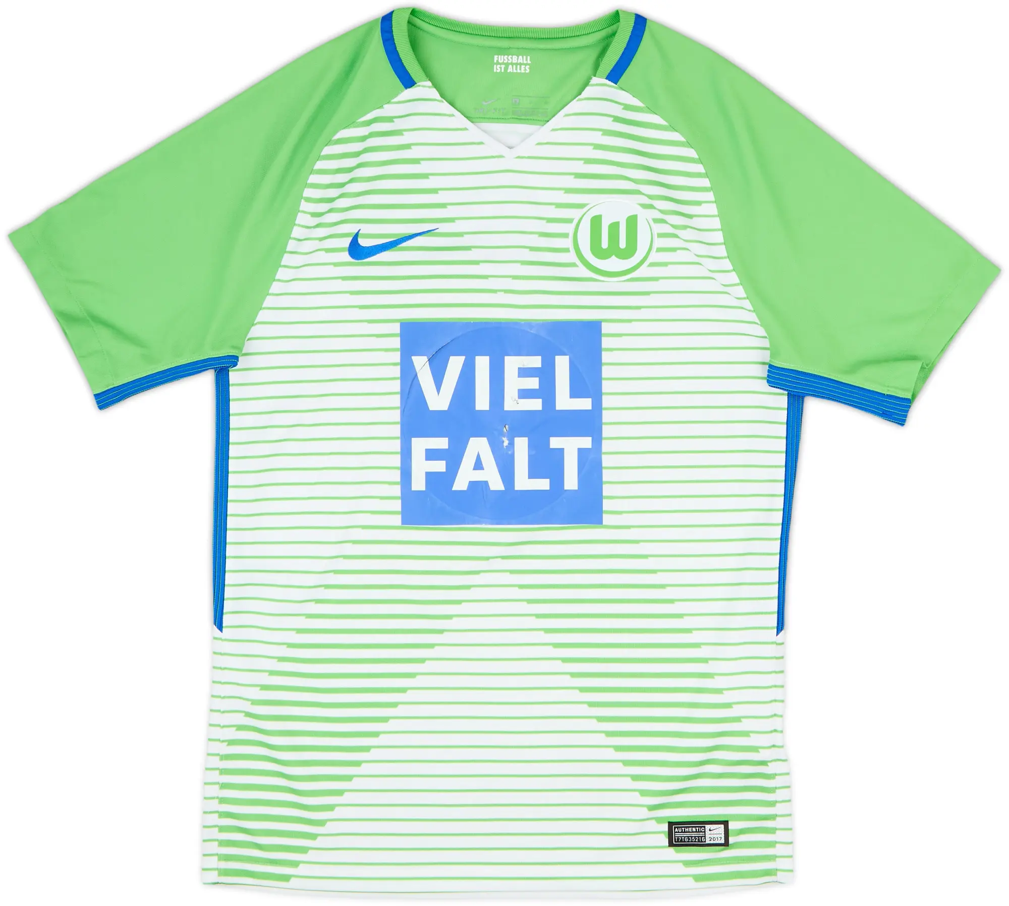 Nike Wolfsburg Mens SS Home Shirt 2017/18
