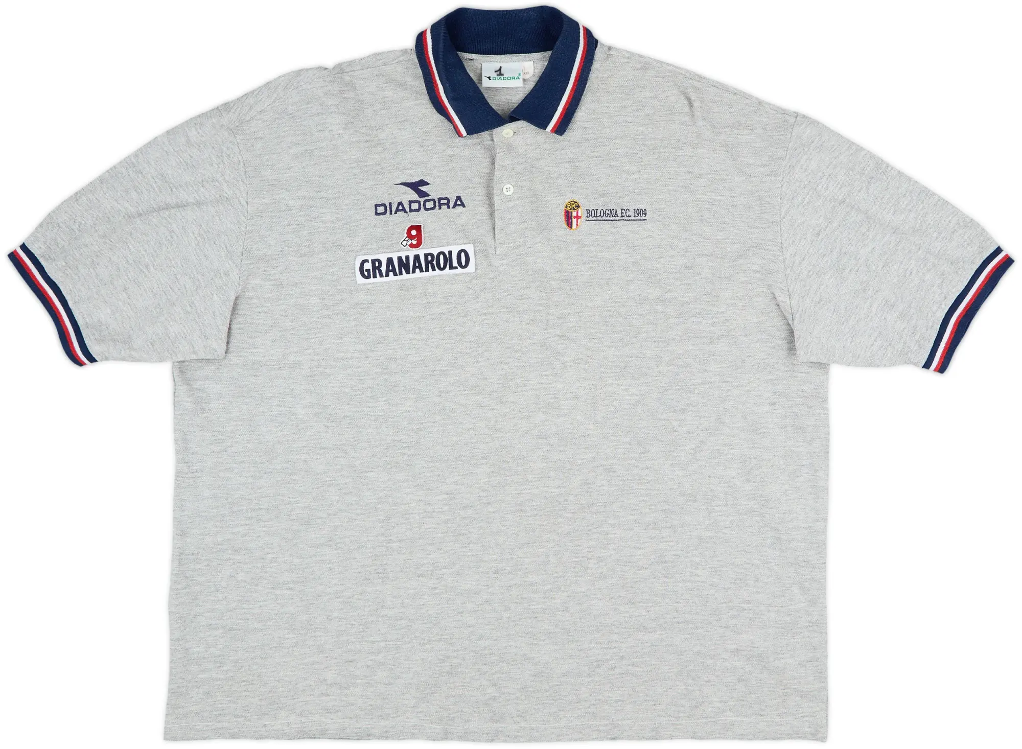 1998-00 Bologna Diadora Polo Shirt - 8/10 - (XXL)