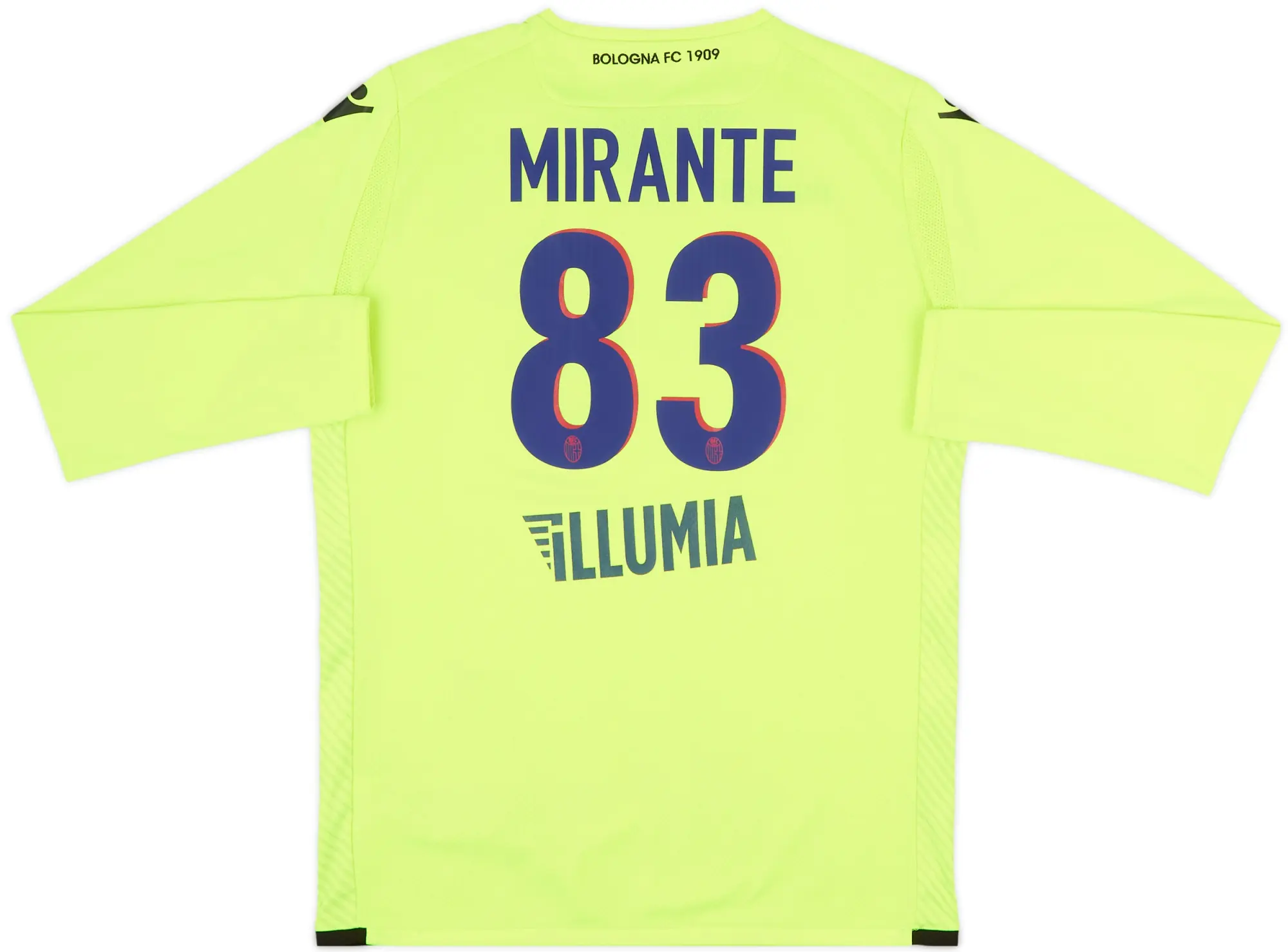 2016-17 Bologna GK Shirt Mirante #83 - 6/10 - (XL.Boys)