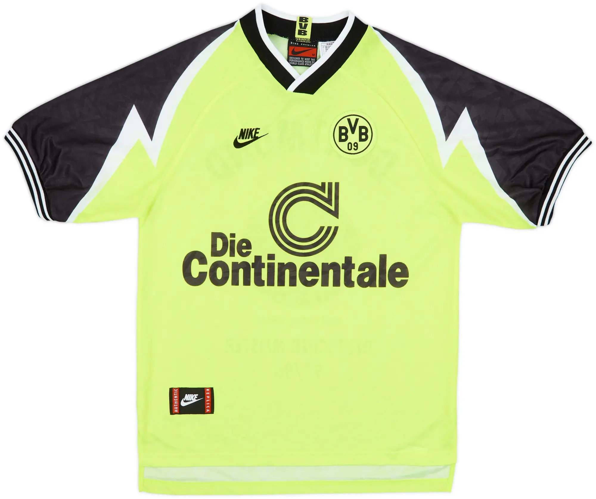 1995-96 Borussia Dortmund 'Deutscher Meister' Home Shirt - 9/10 - (M)
