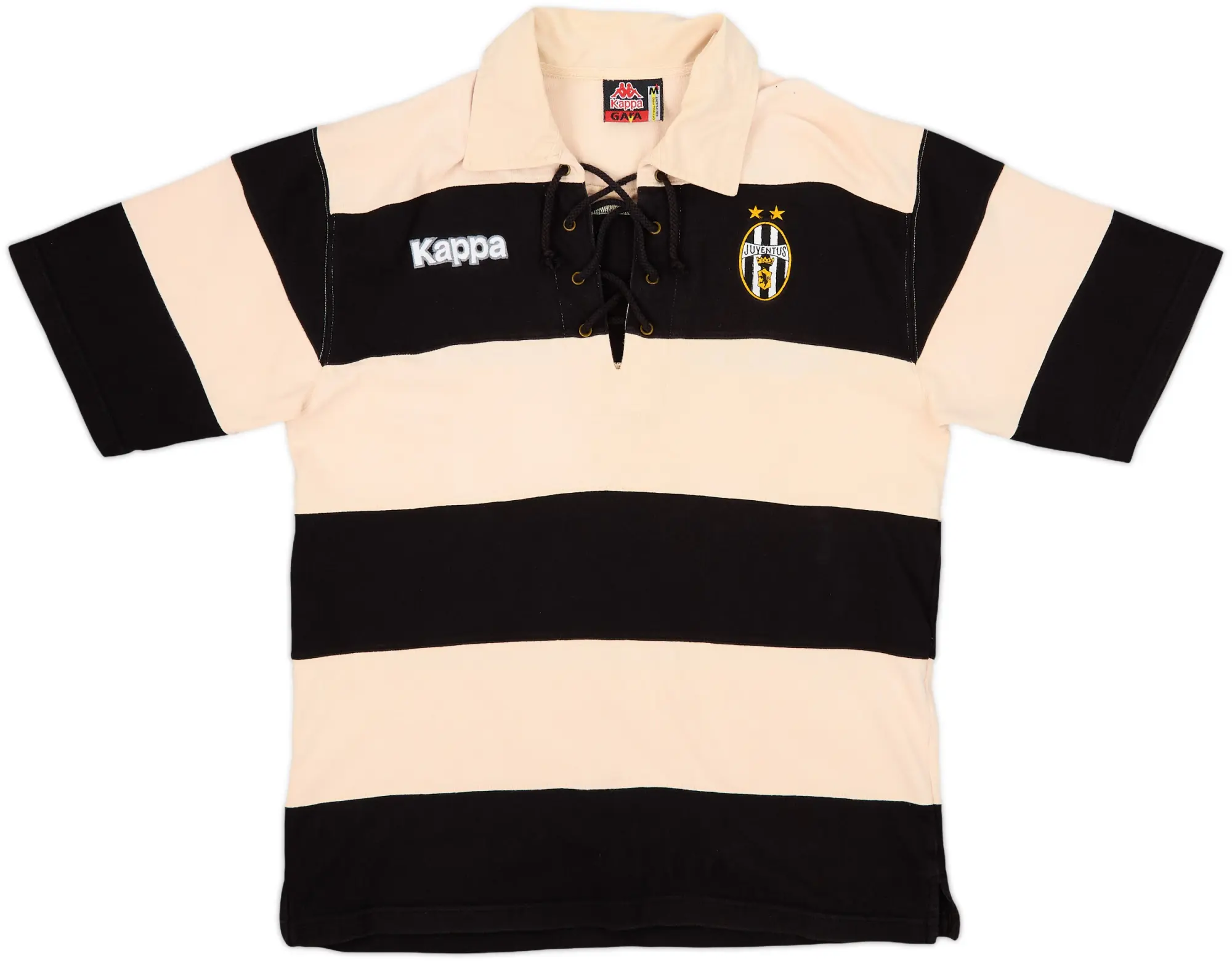 1997-98 Juventus Kappa Laced Polo Shirt - 8/10 - (M)