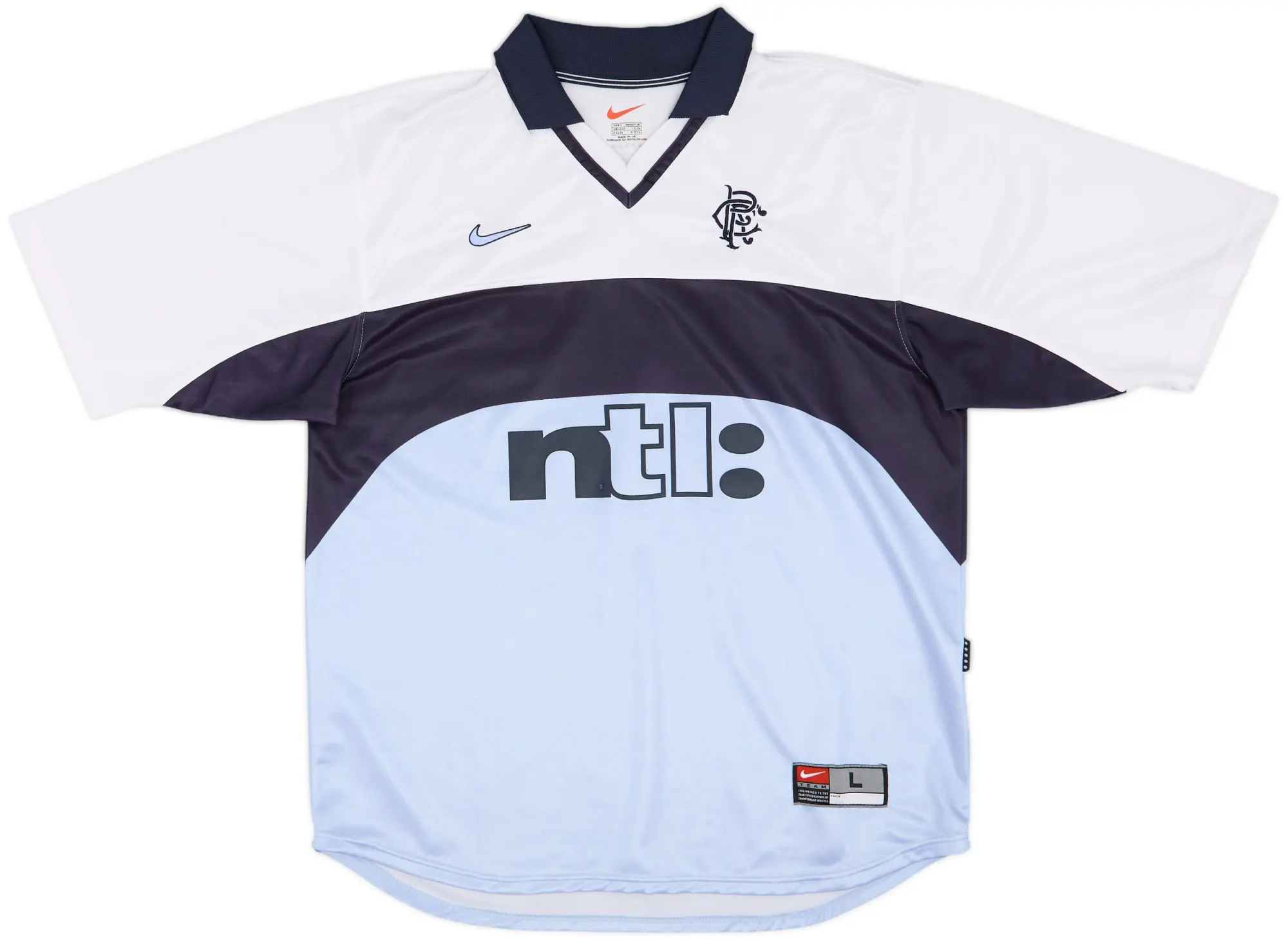 Nike Rangers Mens SS Away Shirt 1999/00