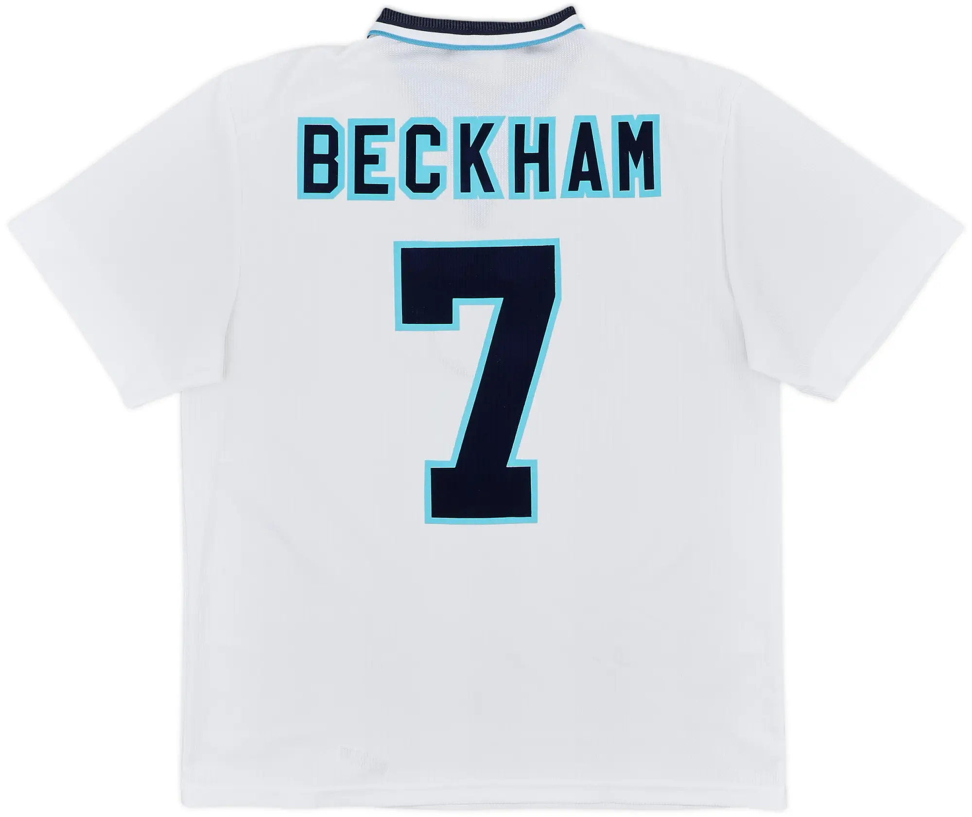 1995-97 England Home Shirt Beckham #7 - 10/10 - (L)