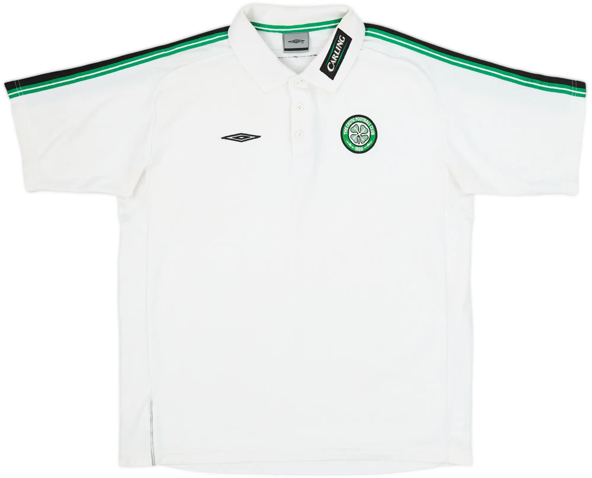 2001-02 Celtic Umbro Polo Shirt - 6/10 - (L)