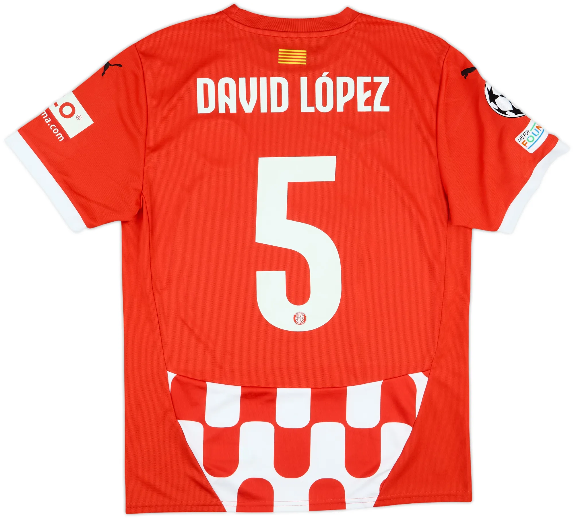 Puma Girona Mens SS Player Issue Home Champions League Shirt 2024/25