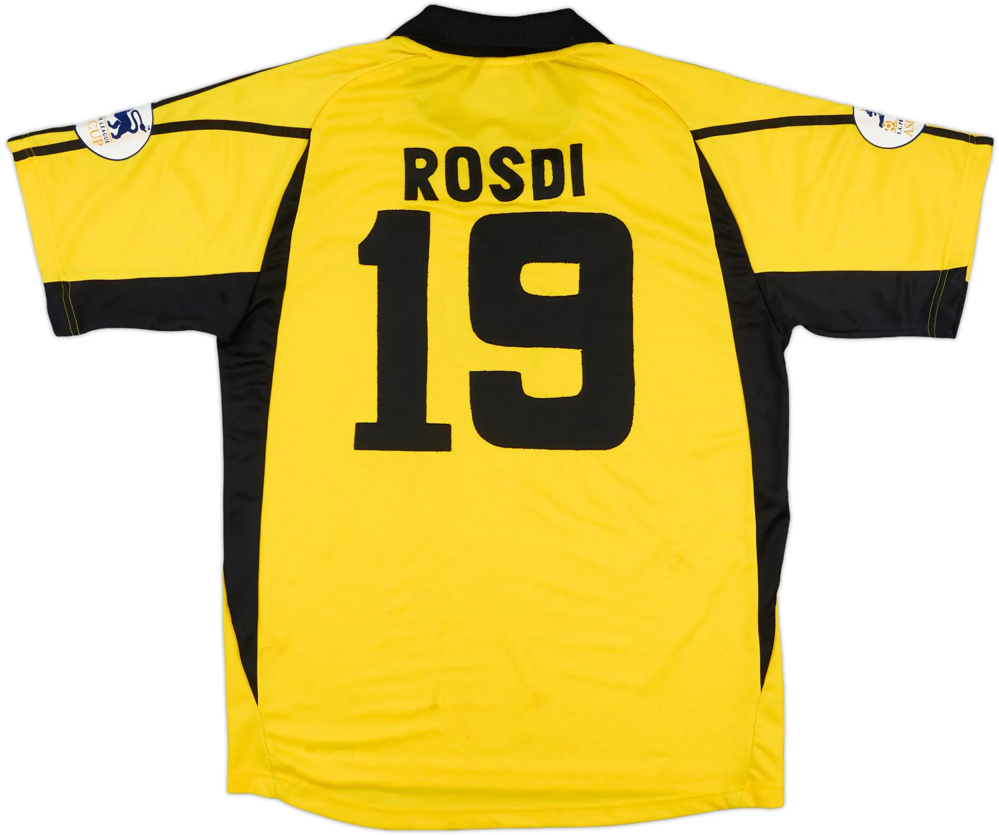 2003 Malaysia Match Issue Home Shirt Rosdi #19