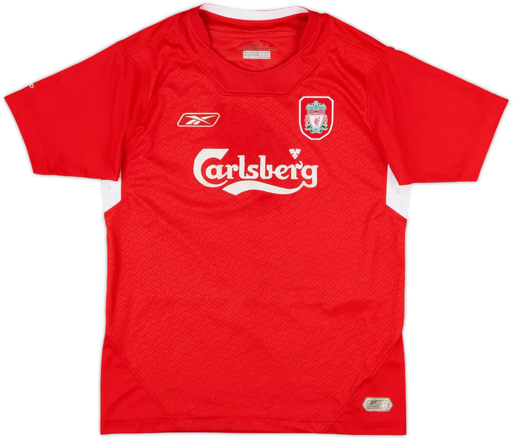 2004-06 Liverpool Home Shirt - 5/10 - (L.Boys)