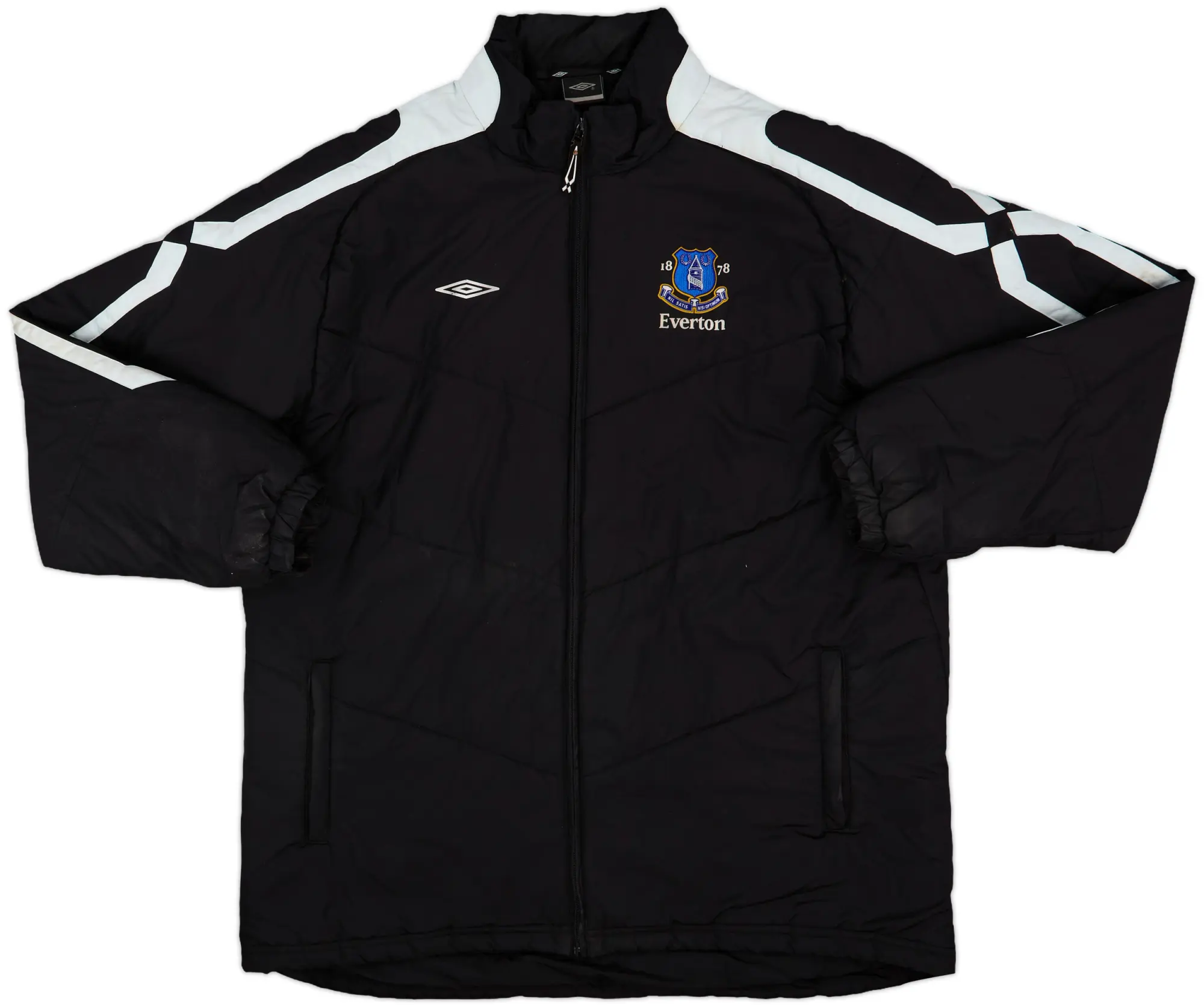 2007-08 Everton Umbro Padded Bench Coat - 8/10 - (XL)