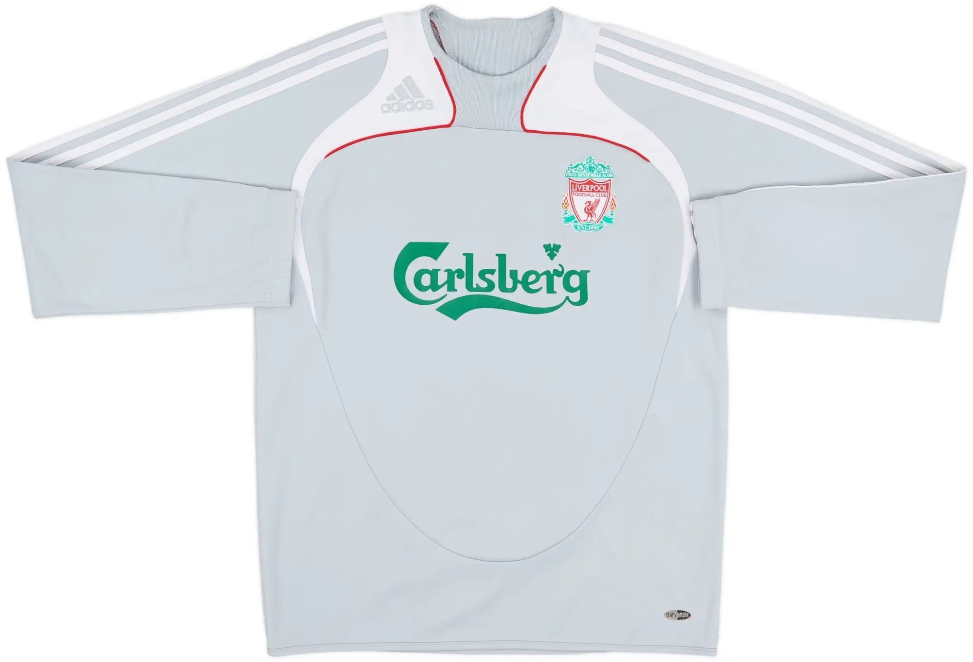 2008-09 Liverpool adidas Sweat Top - 8/10 - (M)