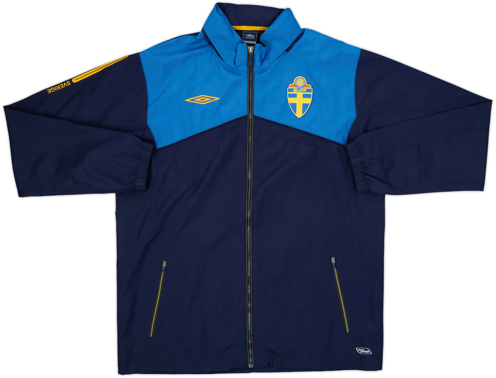 2008-10 Sweden Umbro Hooded Track Jacket - 8/10 - (L)
