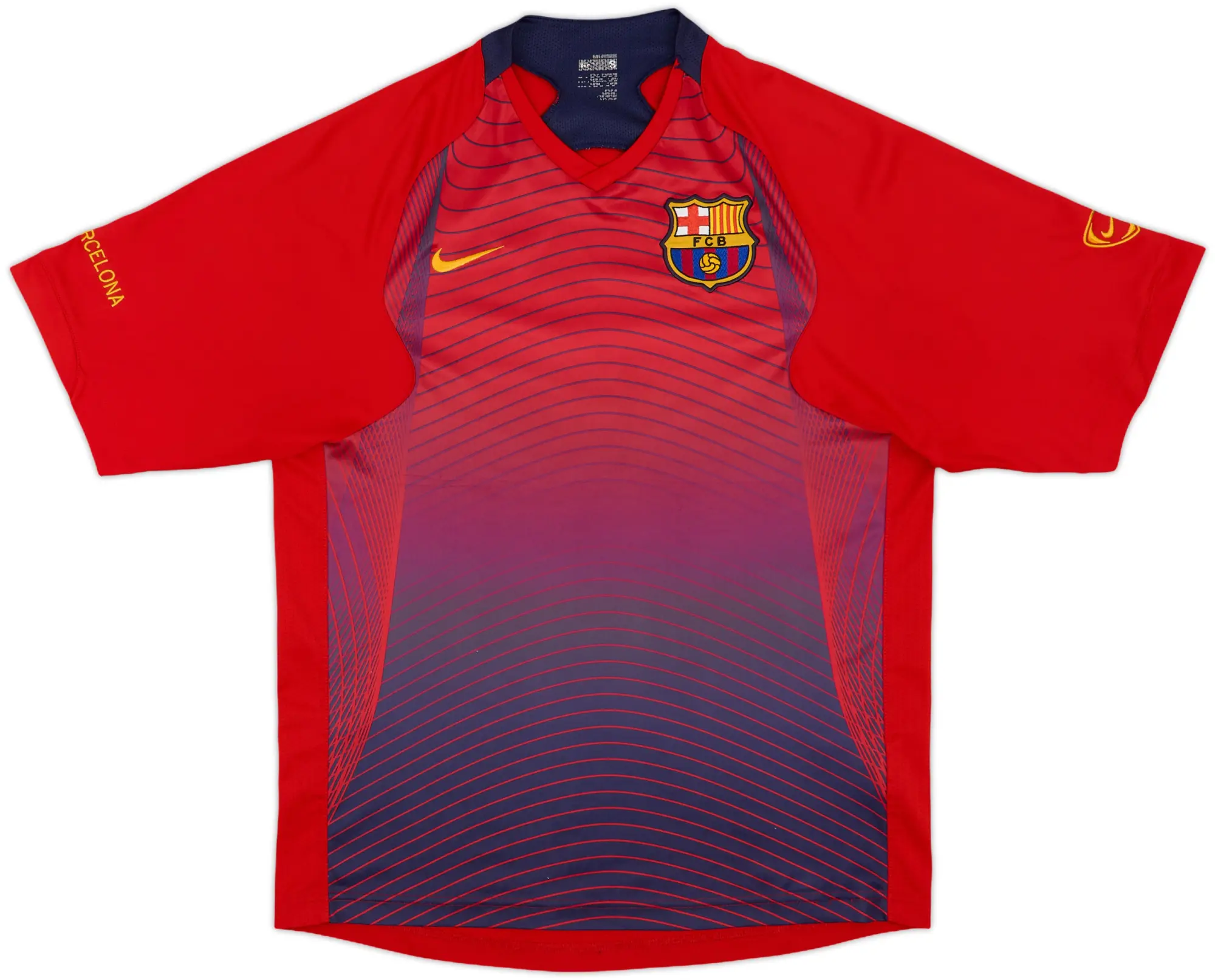 2006-07 Barcelona Nike Training Shirt - 9/10 - (S)
