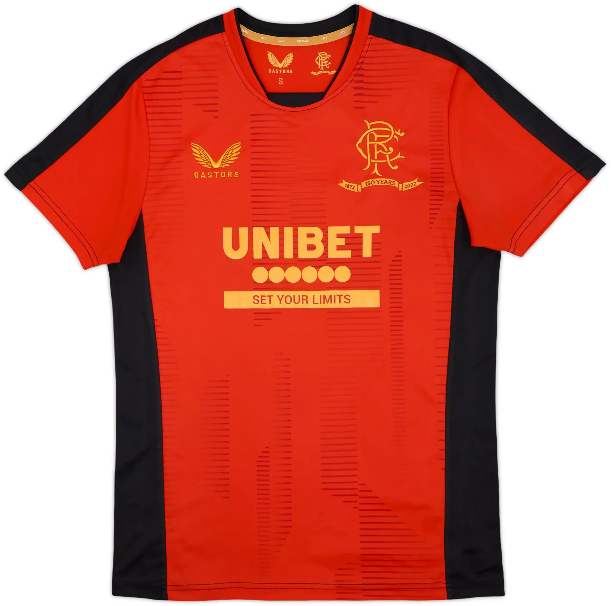 2021-22 Rangers Castore '150 Years Anniversary' Training Shirt - 9/10 - (S)