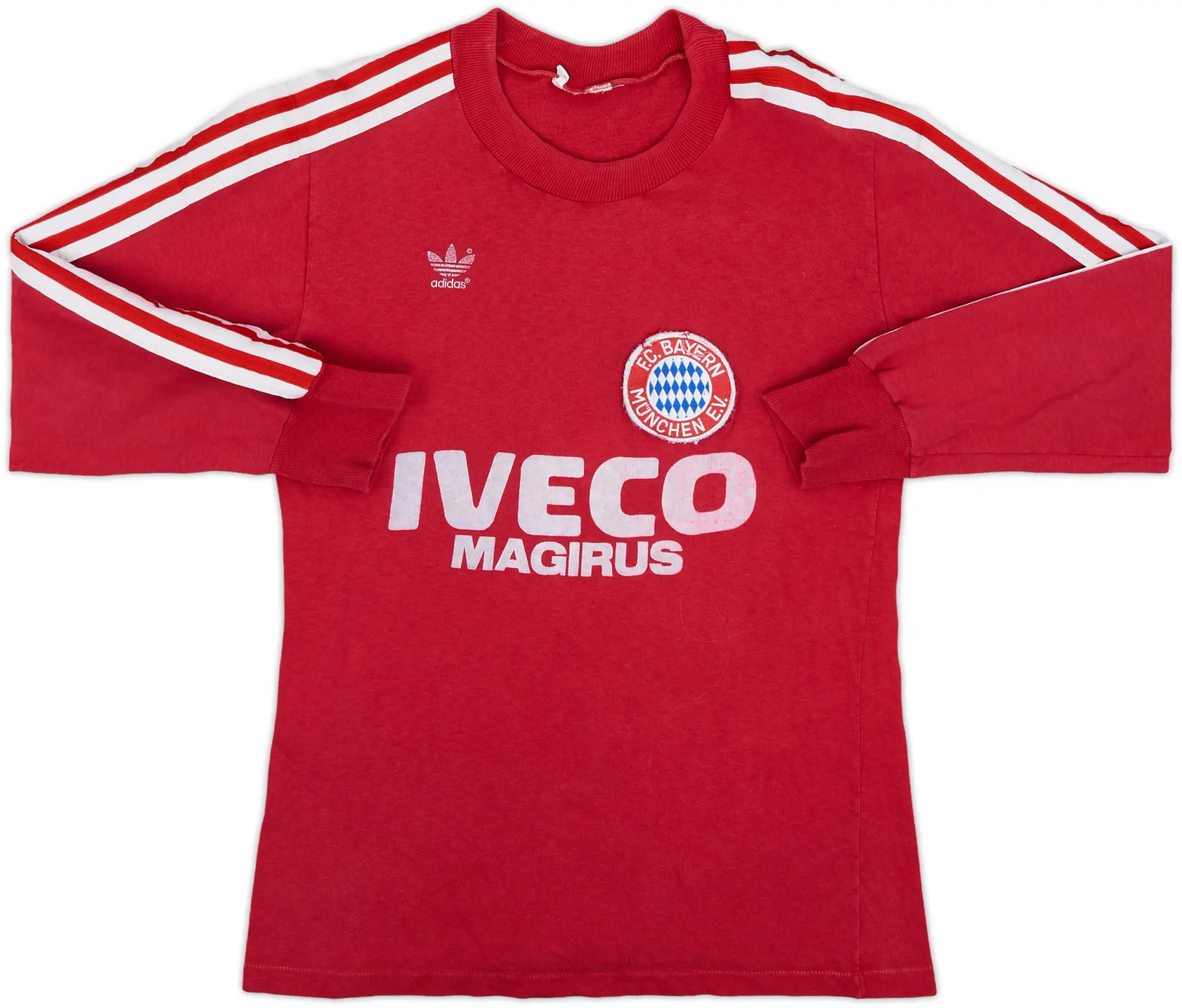 1982-83 Bayern Munich Home L/S Shirt - 7/10 - (Y)