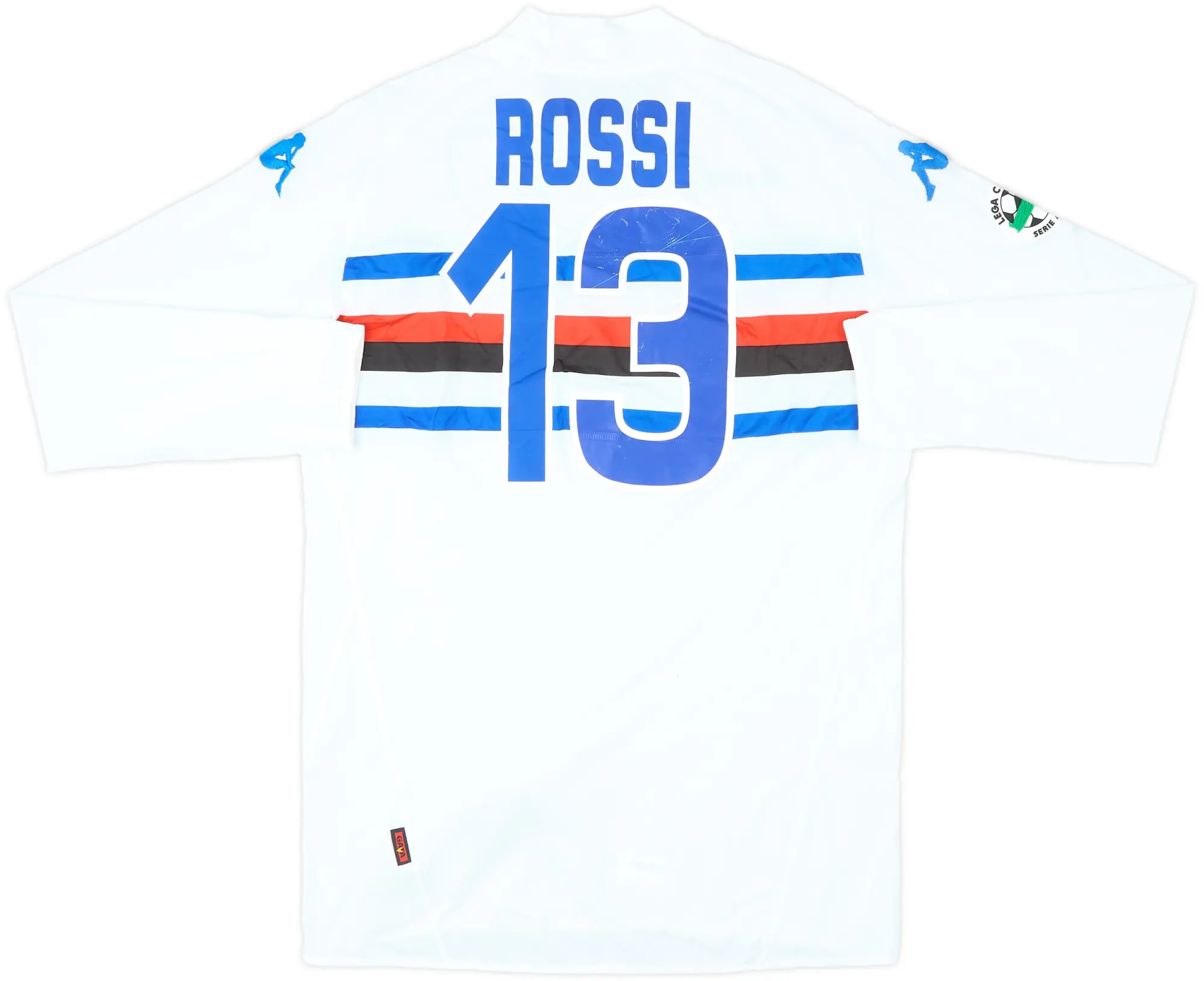 2009-10 Sampdoria Away L/S Shirt Rossi #13 (XXL)