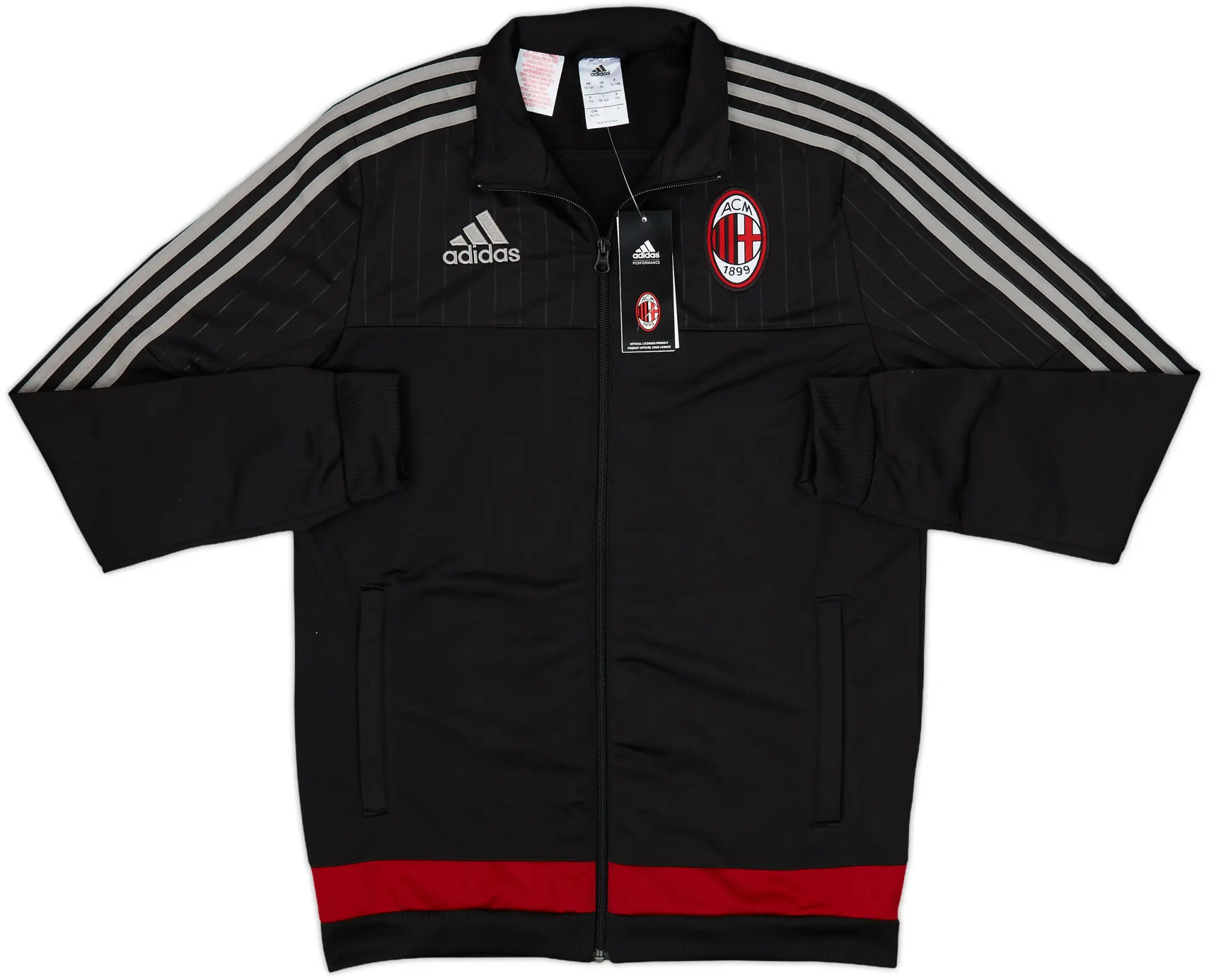 2015-16 AC Milan adidas Track Jacket (XL.Boys)