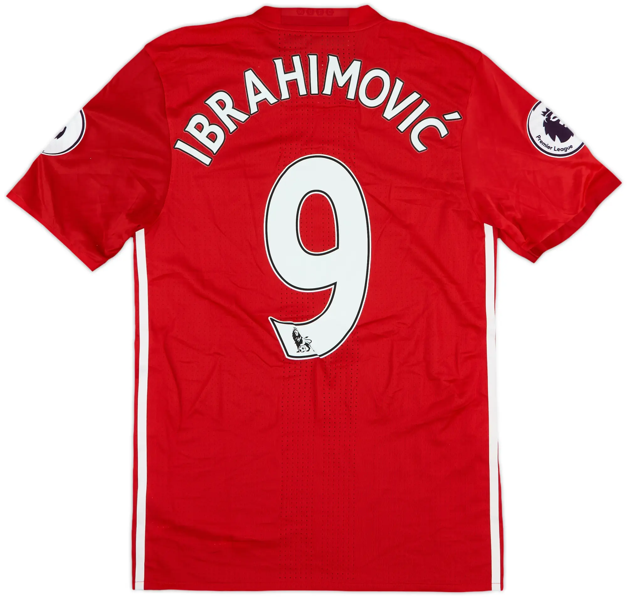 2016-17 Manchester United Player Issue Home Shirt Ibrahimovic #9 (S/M)