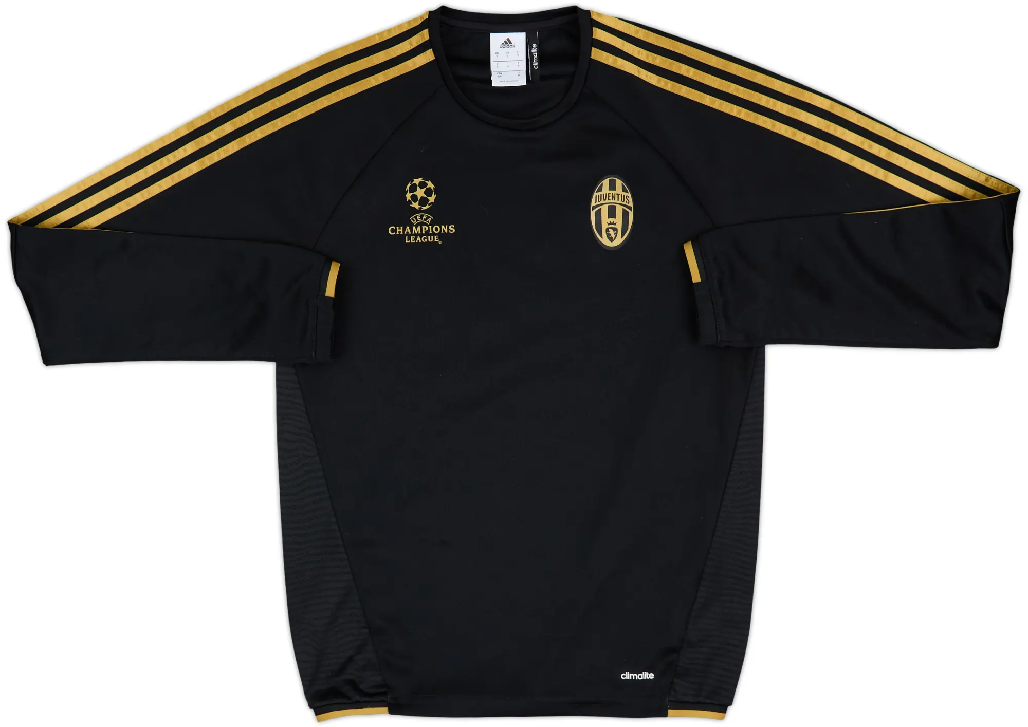 2015-16 Juventus adidas CL Sweat Top - 8/10 - (S)
