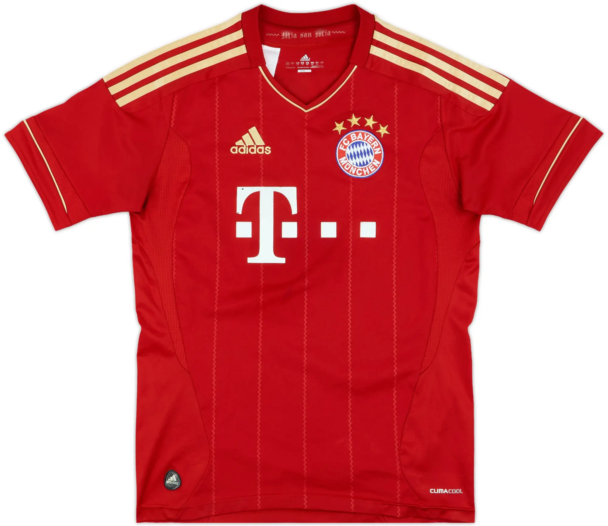 adidas Bayern Munich Boys SS Home Shirt 2011/13