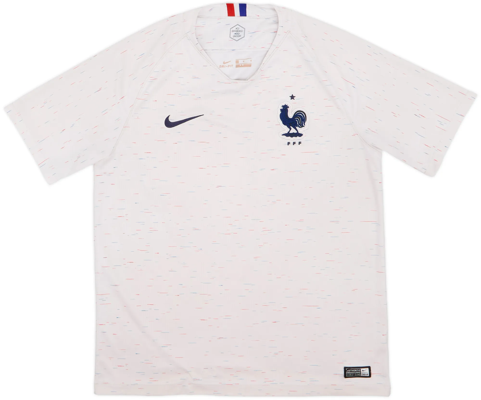 Nike France Mens SS Away Shirt 2018