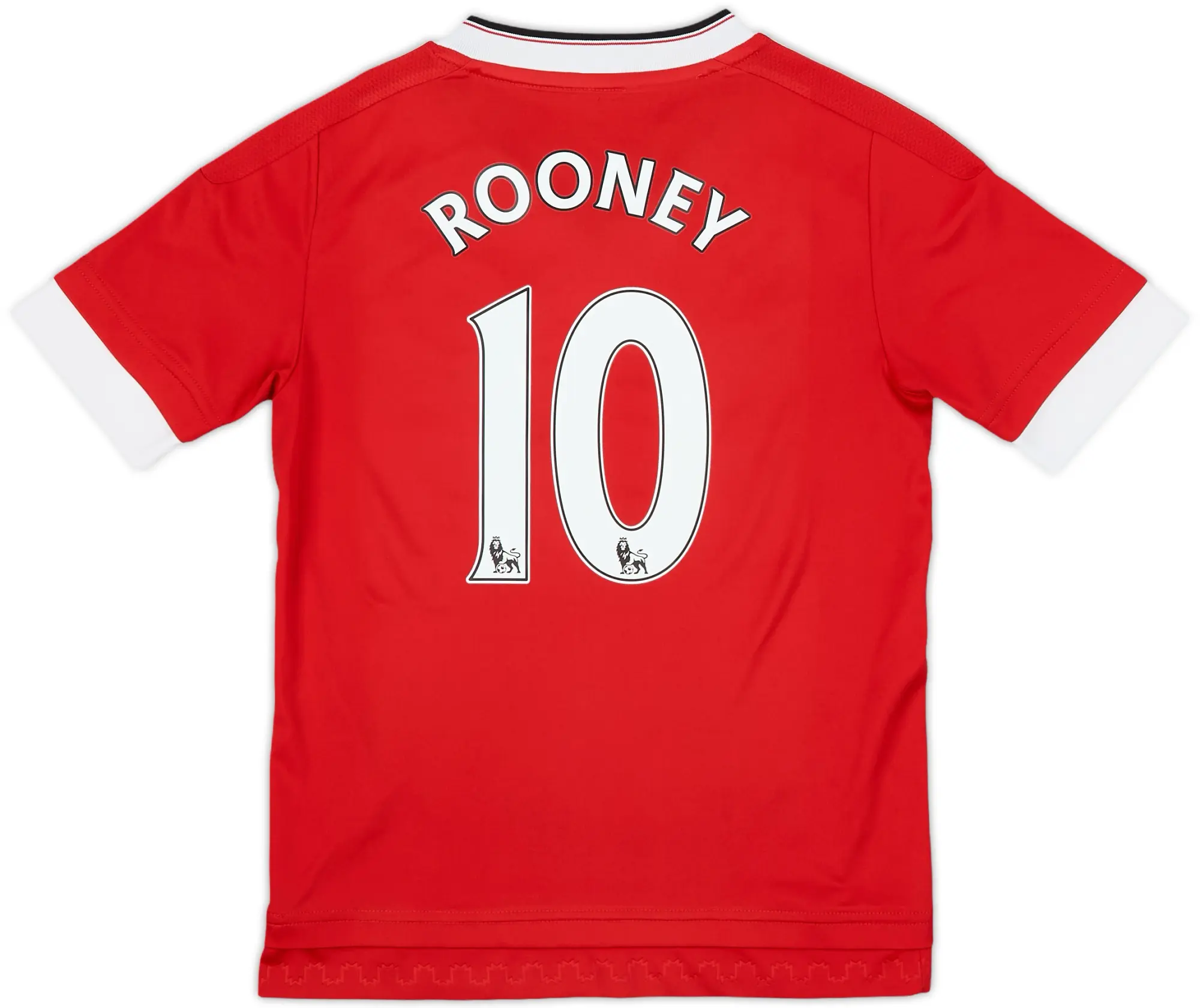 2015-16 Manchester United Home Shirt Rooney #10 - 8/10 - (S.Boys)