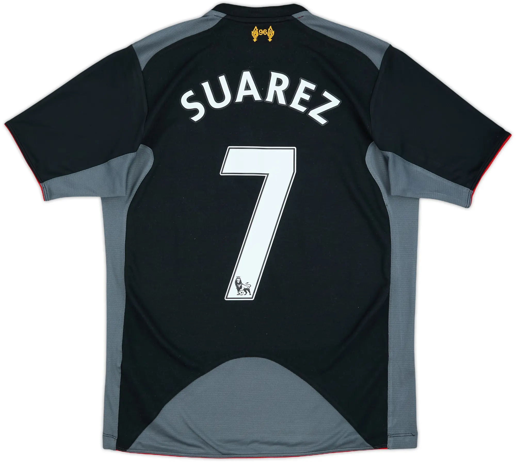 2012-13 Liverpool Away Shirt Suarez #7 - 8/10 - (XL.Boys)