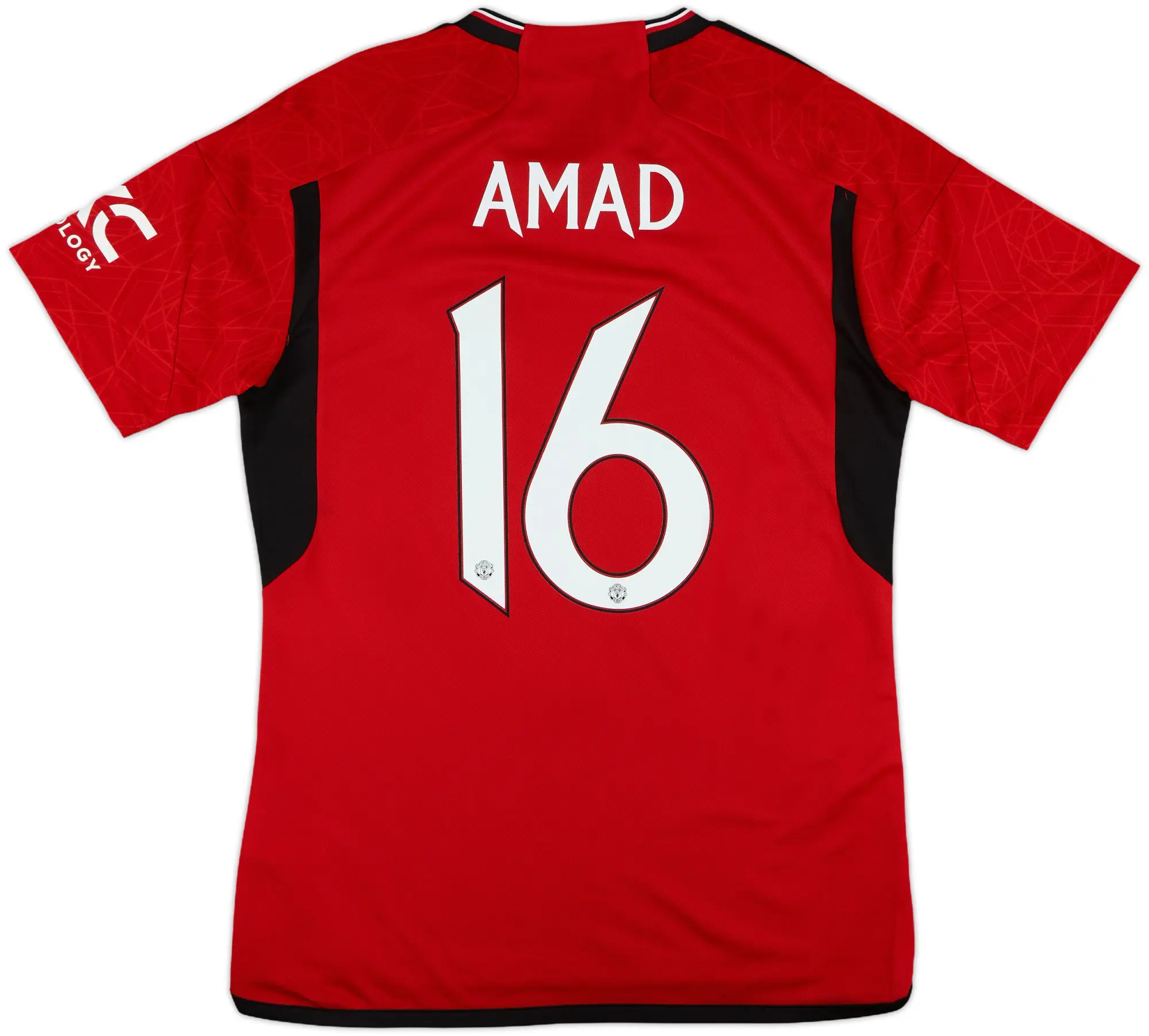 2023-24 Manchester United Home Shirt Amad #16 - 10/10 - (M)