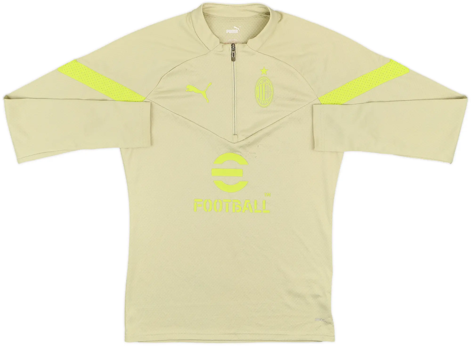 2022-23 AC Milan Puma 1/4 Zip Drill Top - 7/10 - (S)