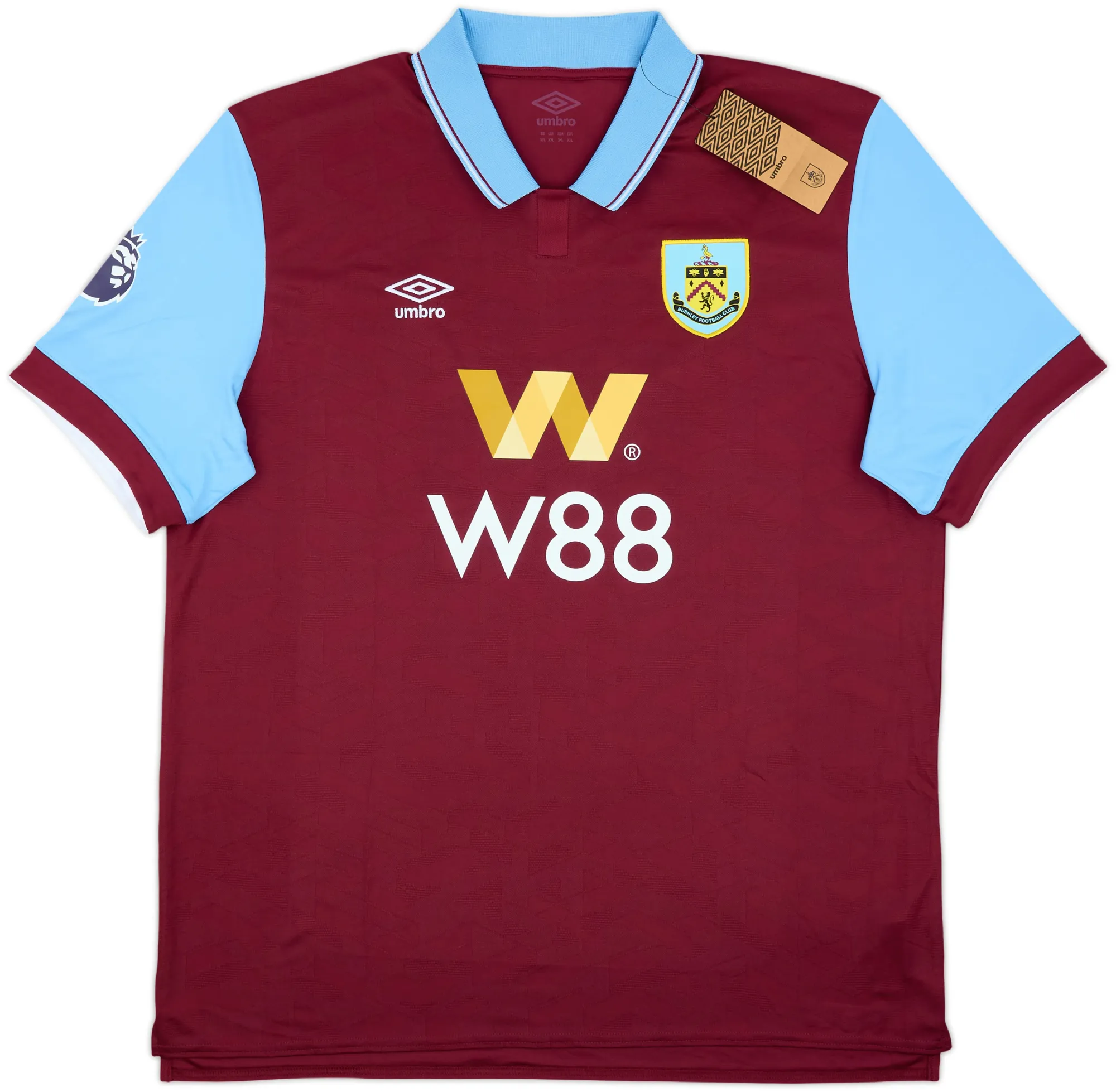Umbro Burnley Mens SS Home Shirt 2023/24