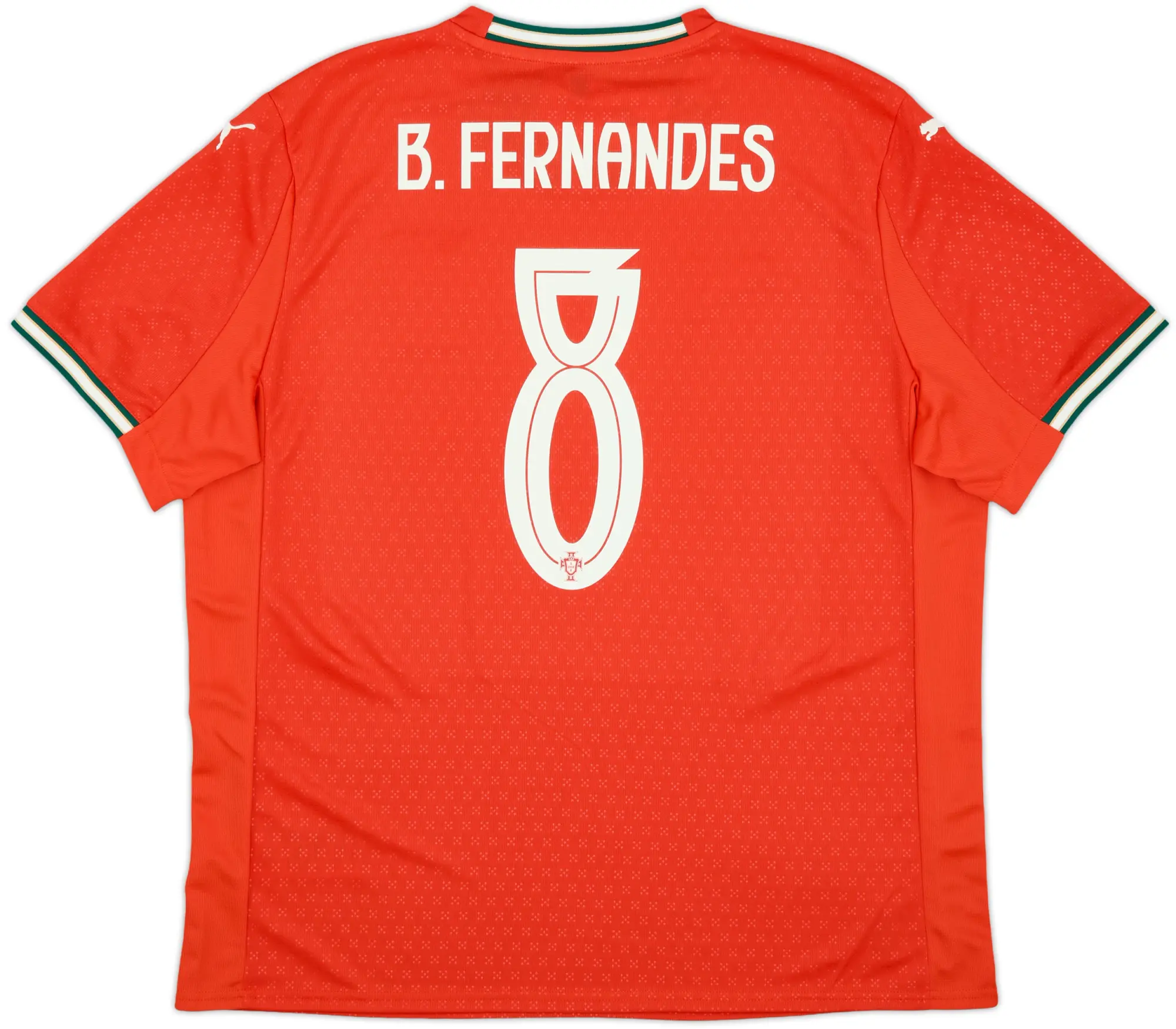 2025-26 Portugal Home Shirt B.Fernandes #8 (XL)