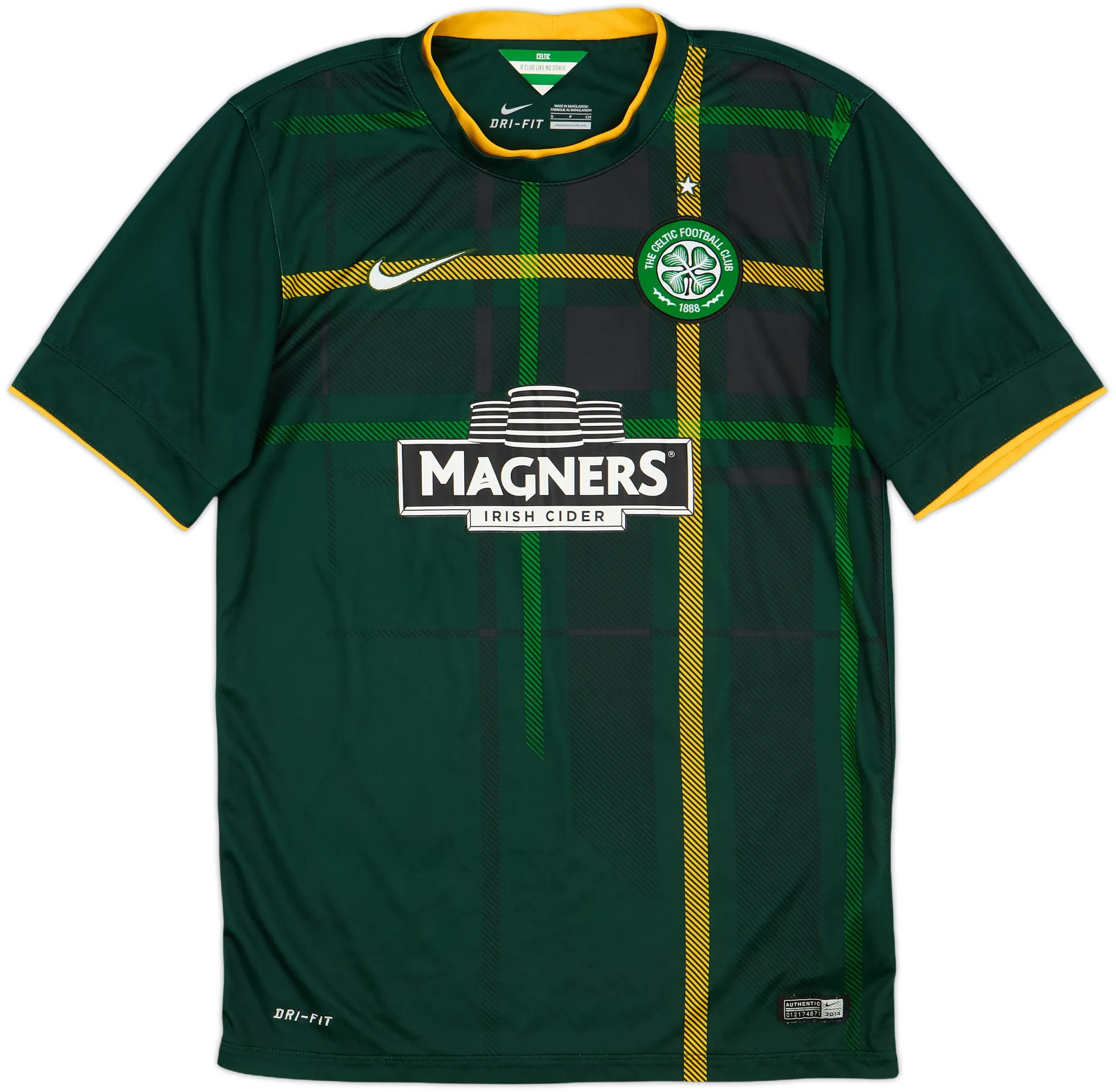 Nike Celtic Mens SS Away Shirt 2014/15