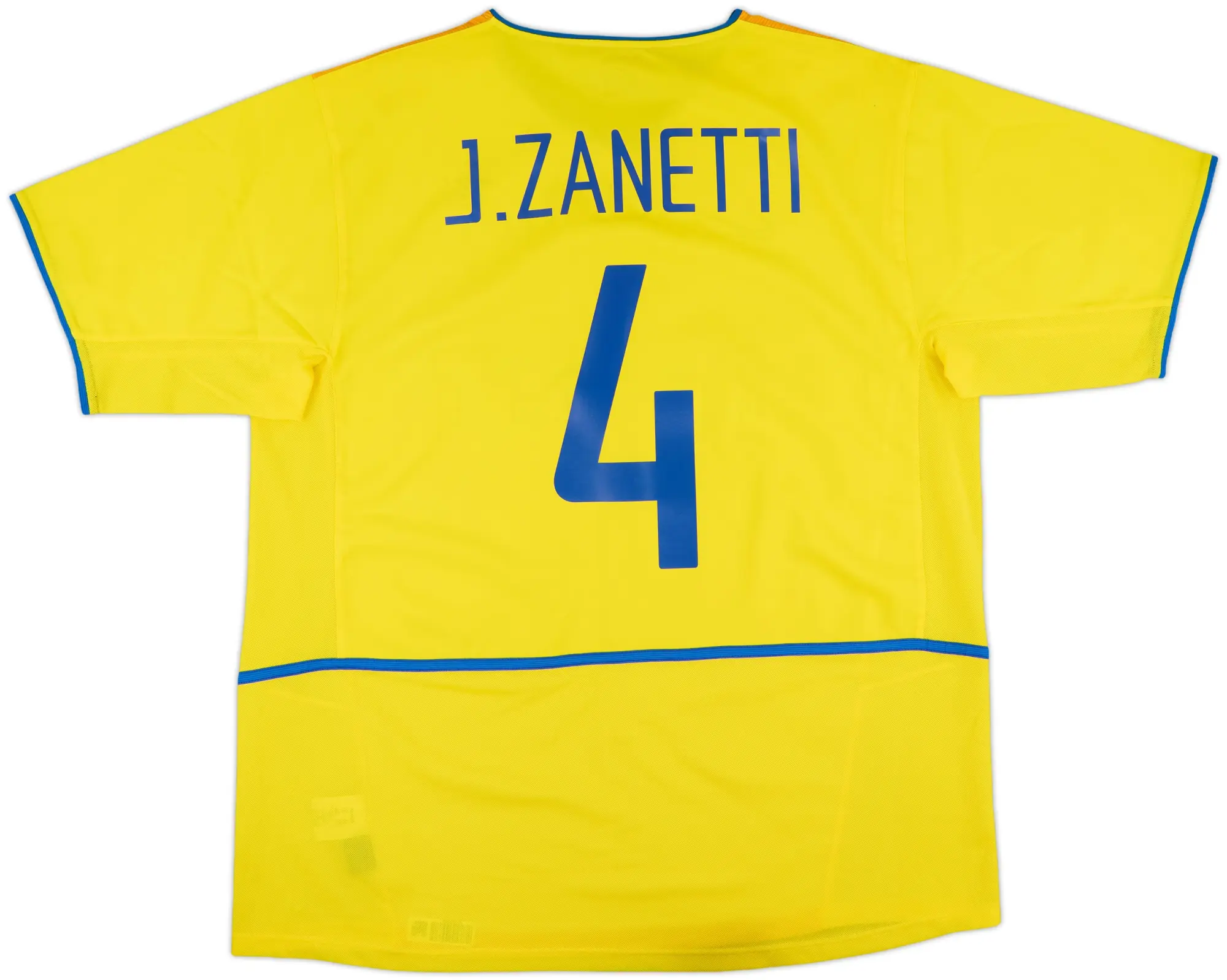 2002-03 Inter Milan Third Shirt J.Zanetti #4 - 10/10 - (XL)