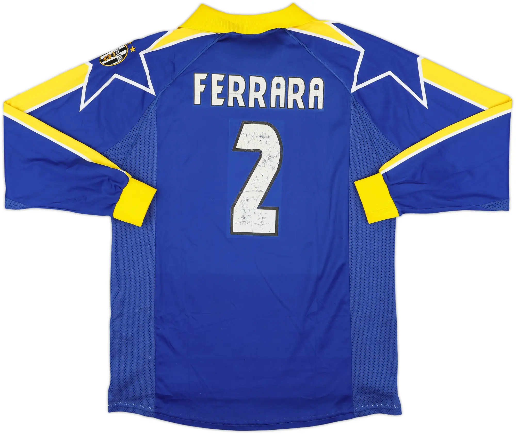 1997-98 Juventus Third L/S Shirt Ferrara #2 - 7/10 - (XL)