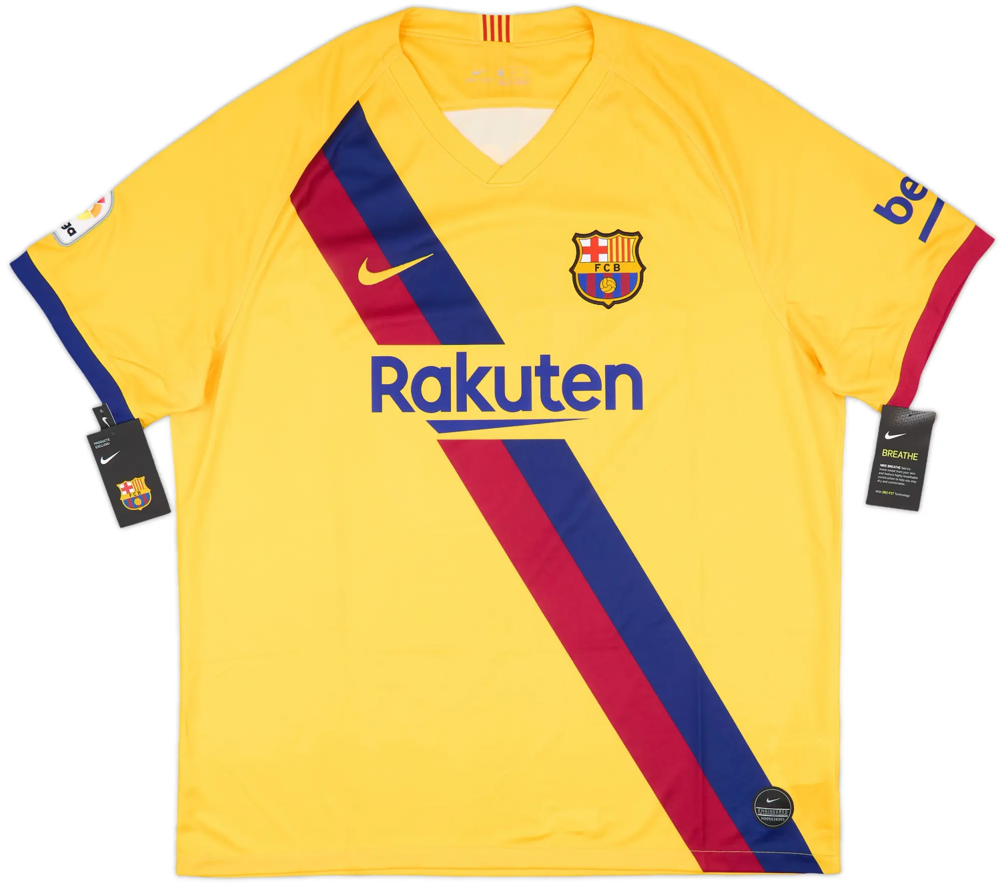 Nike Barcelona Mens SS Away Shirt 2019/20