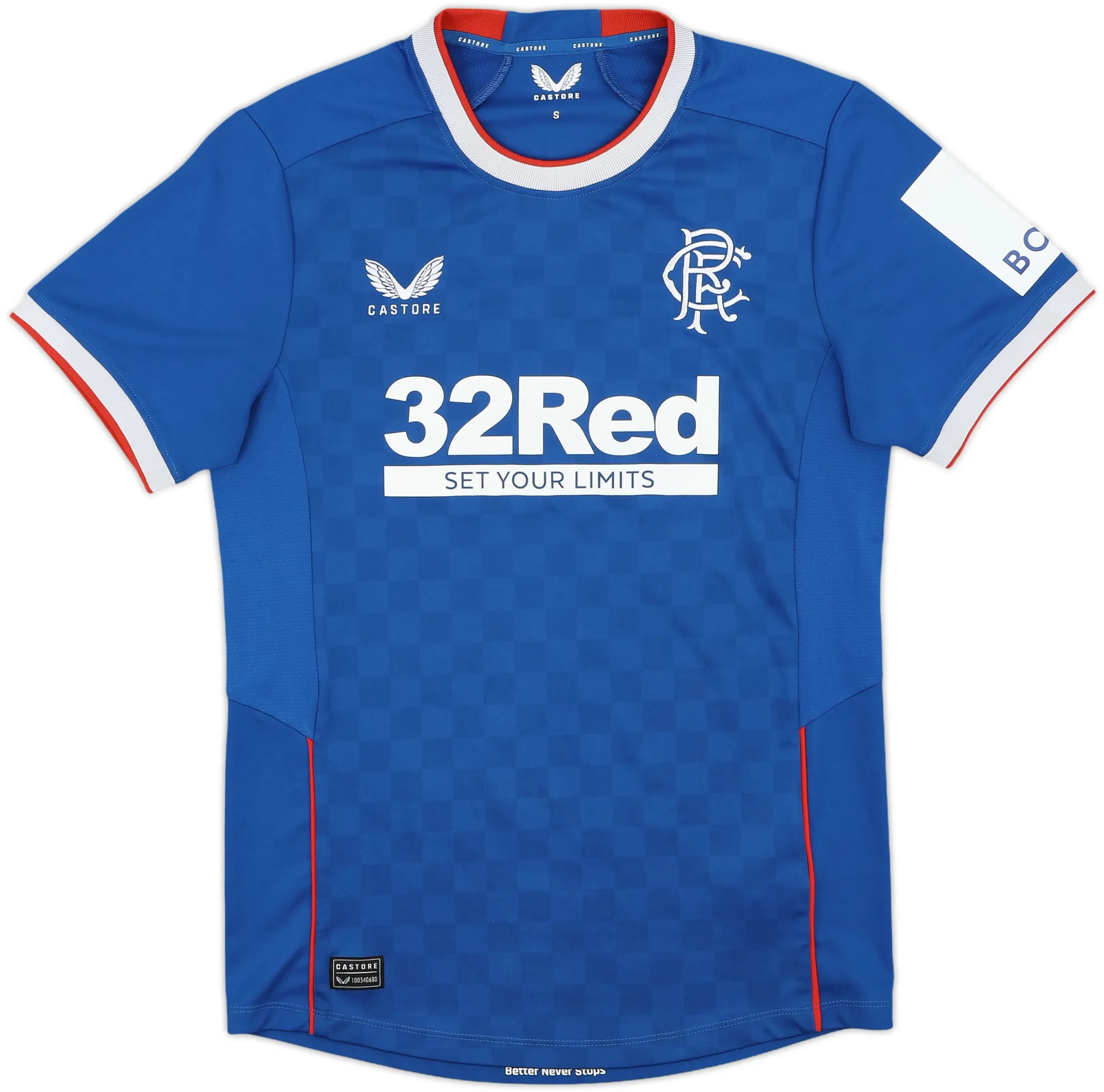 Castore Rangers Mens SS Home Shirt 2022/23
