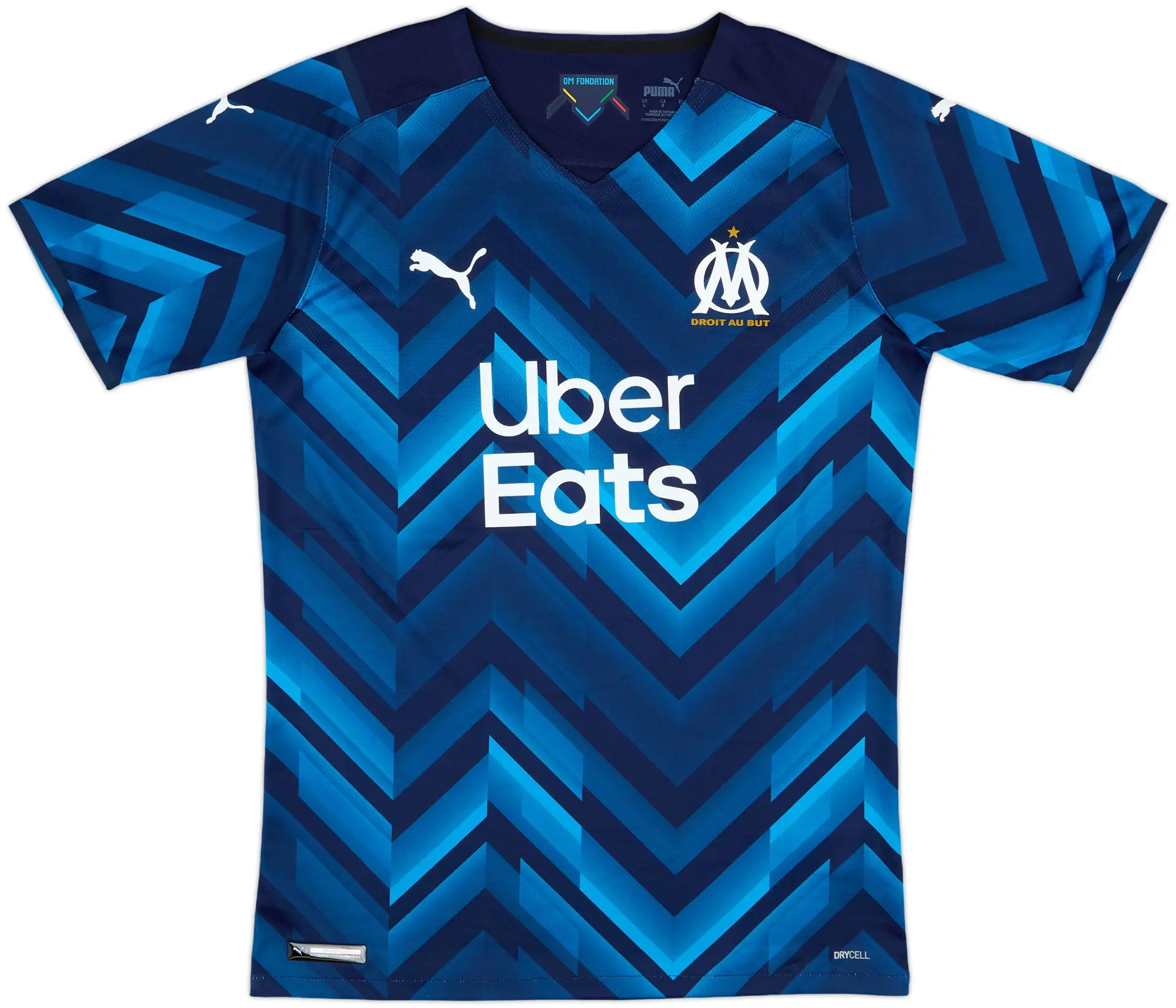 2021-22 Olympique Marseille Authentic Away Shirt - 10/10 - (L)
