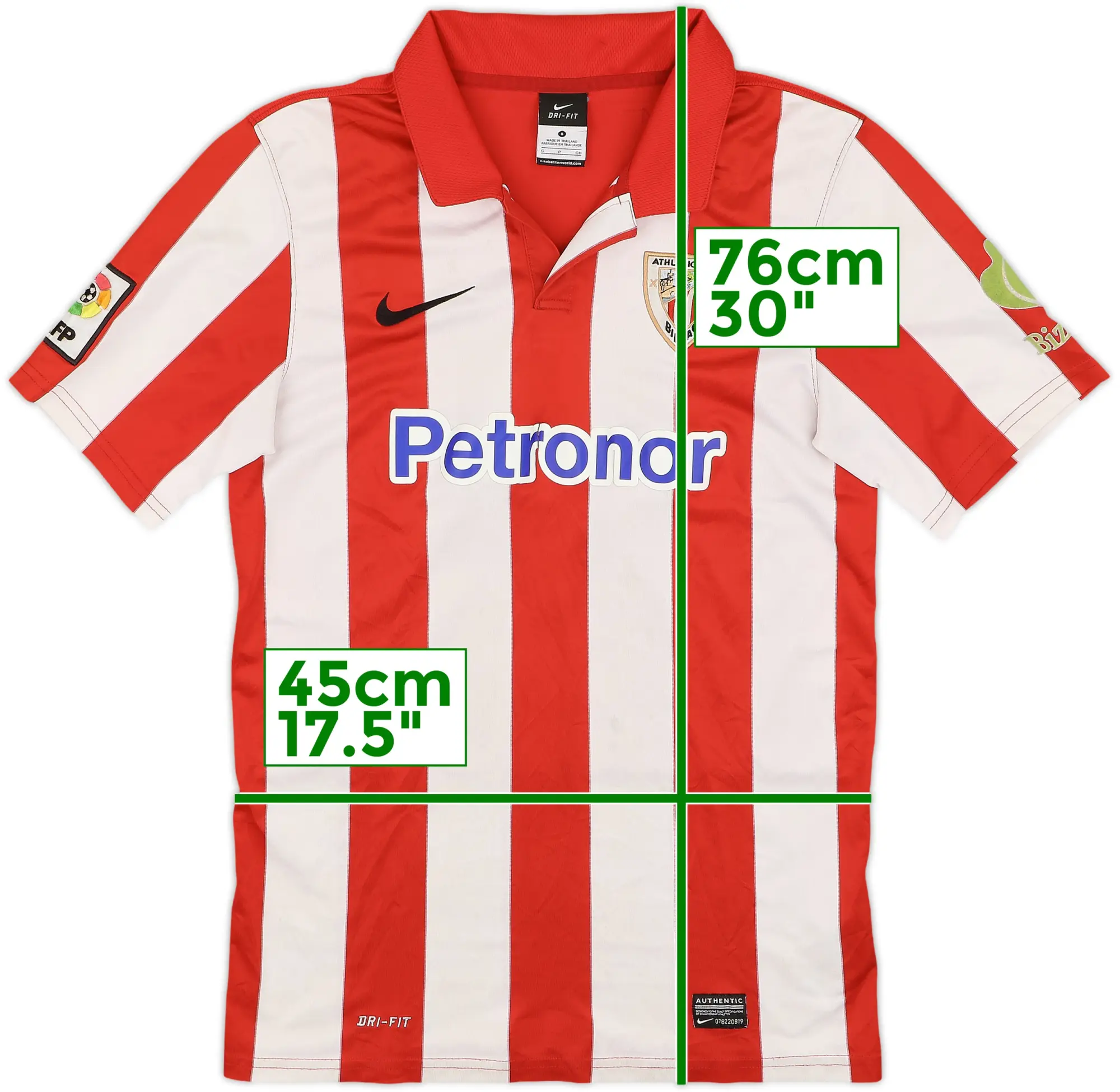 Nike Athletic Bilbao Mens SS Home Shirt 2013/14