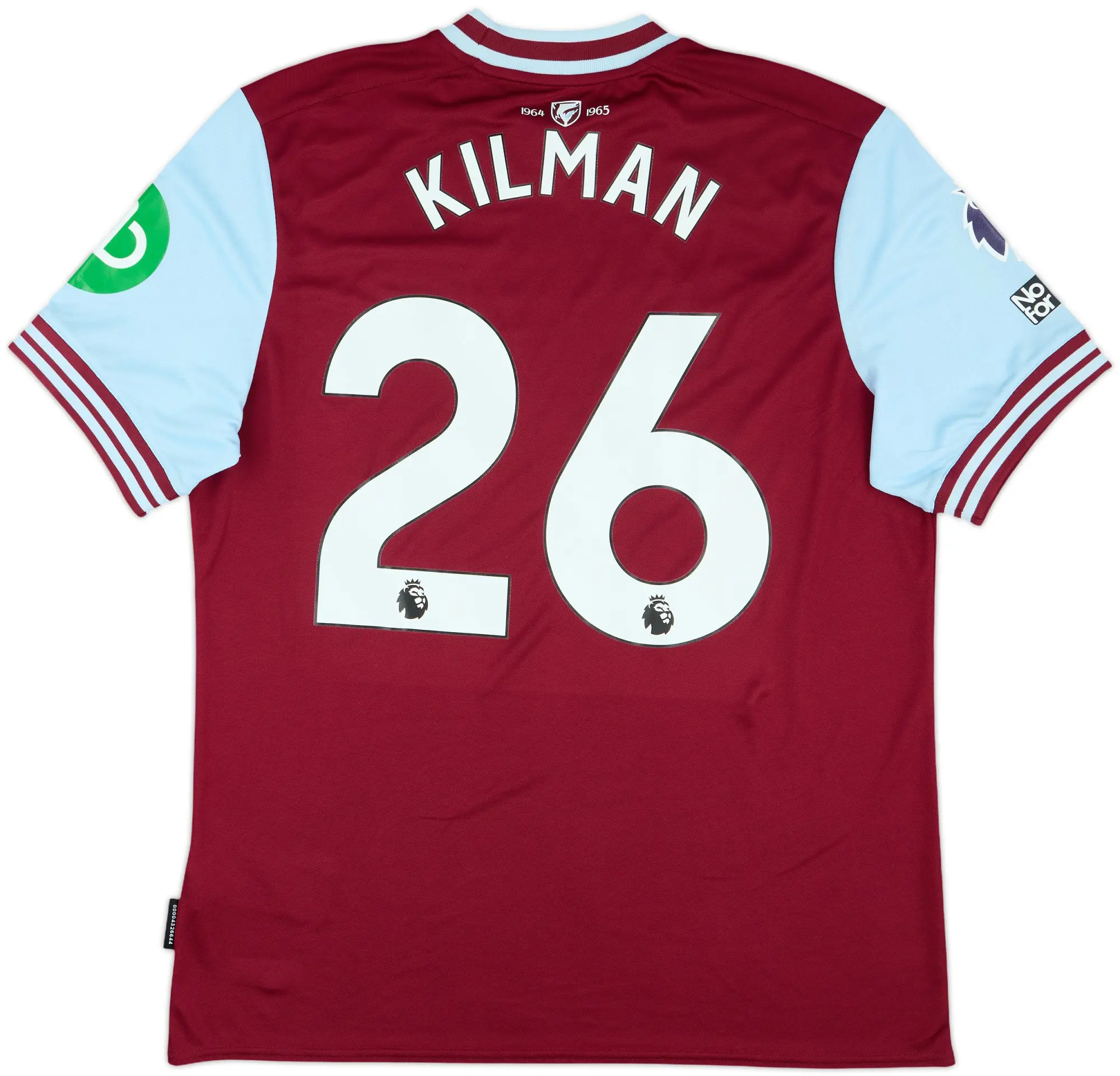 2024-25 West Ham Match Issue Home Shirt Kilman #26