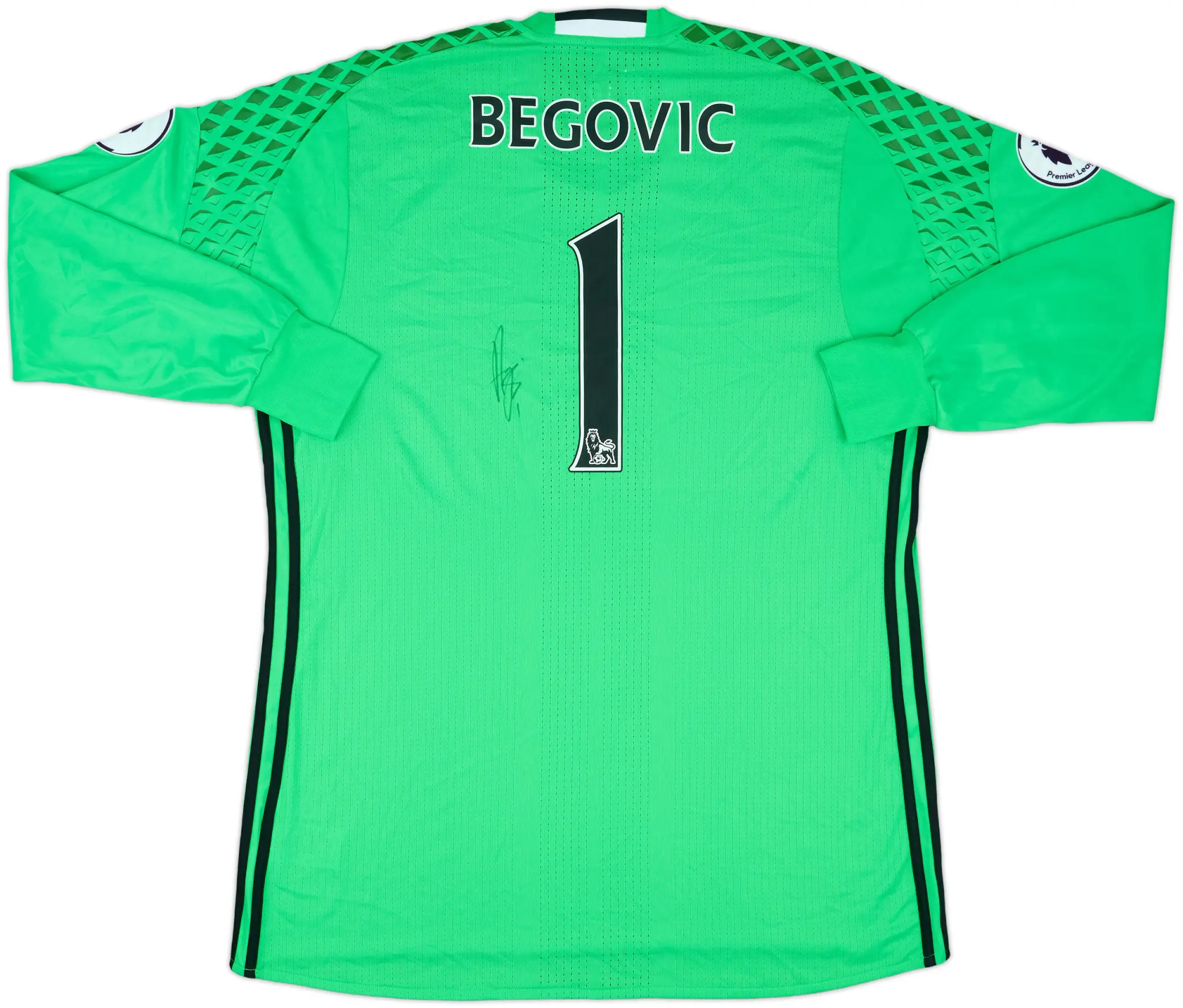 2016-17 Chelsea Match Issue Signed GK Shirt Begovic