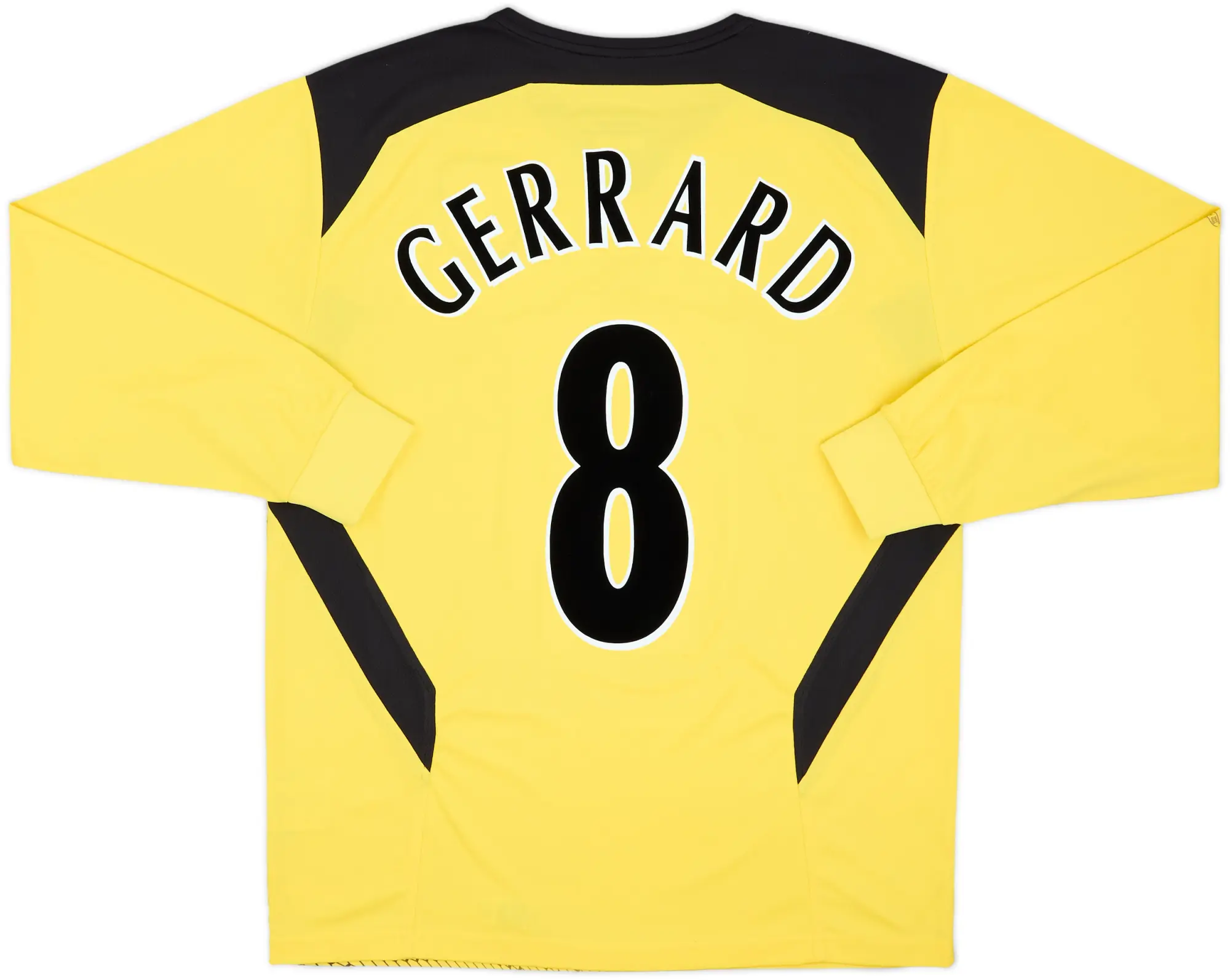 2004-06 Liverpool Away L/S Shirt Gerrard #8 - 5/10 - (M)