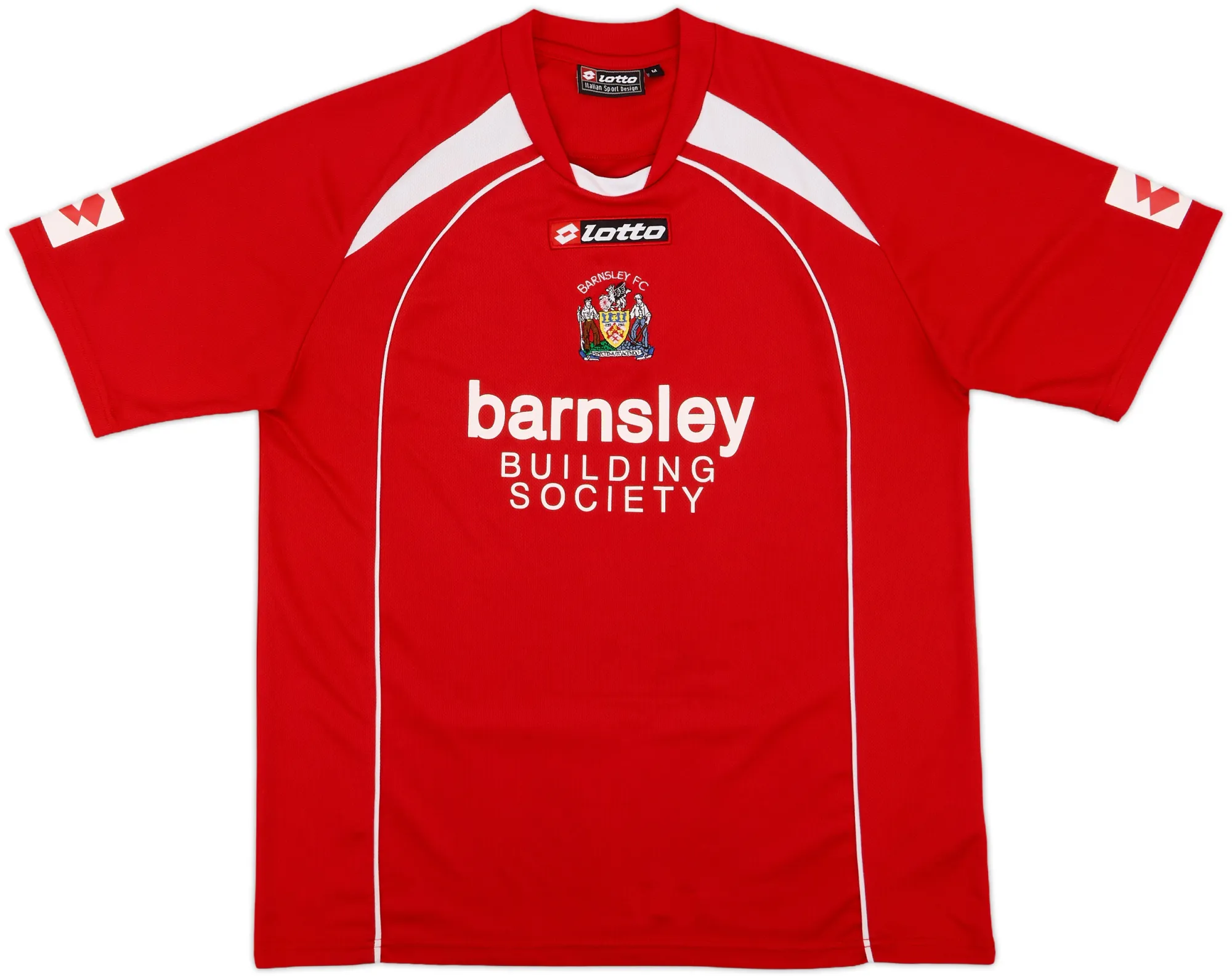 Lotto Barnsley Mens SS Home Shirt 2008/09
