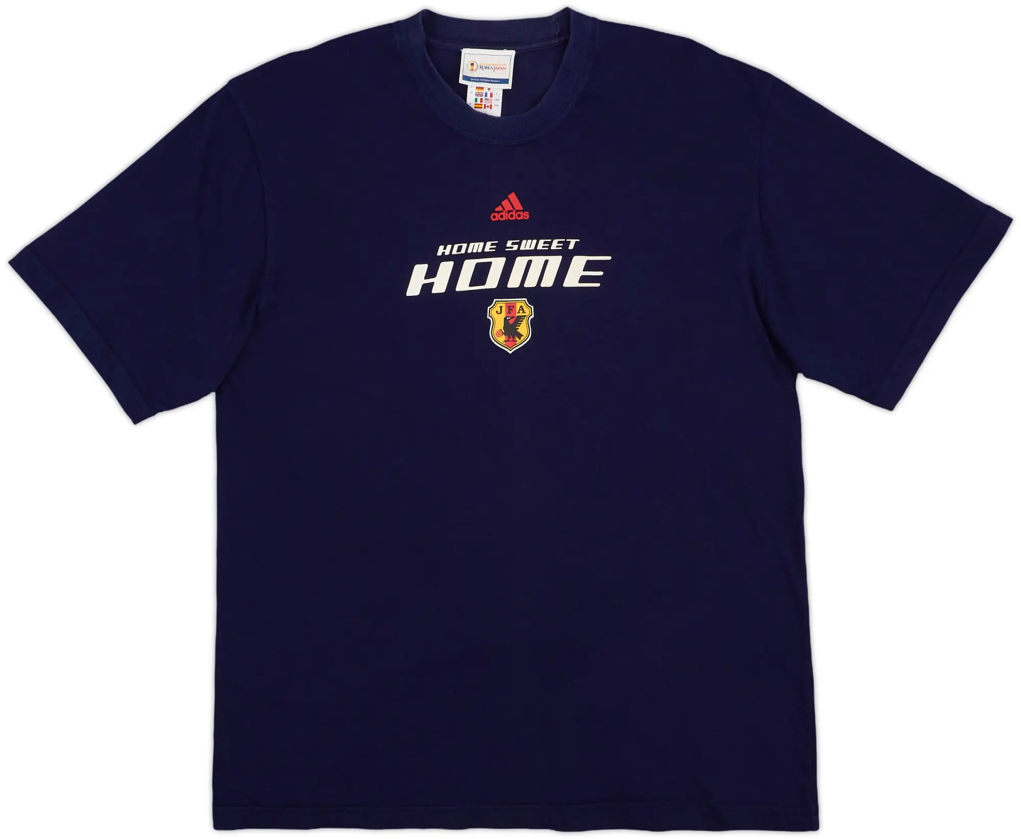2002 Japan 'World Cup' adidas Cotton Tee - 9/10 - (L)
